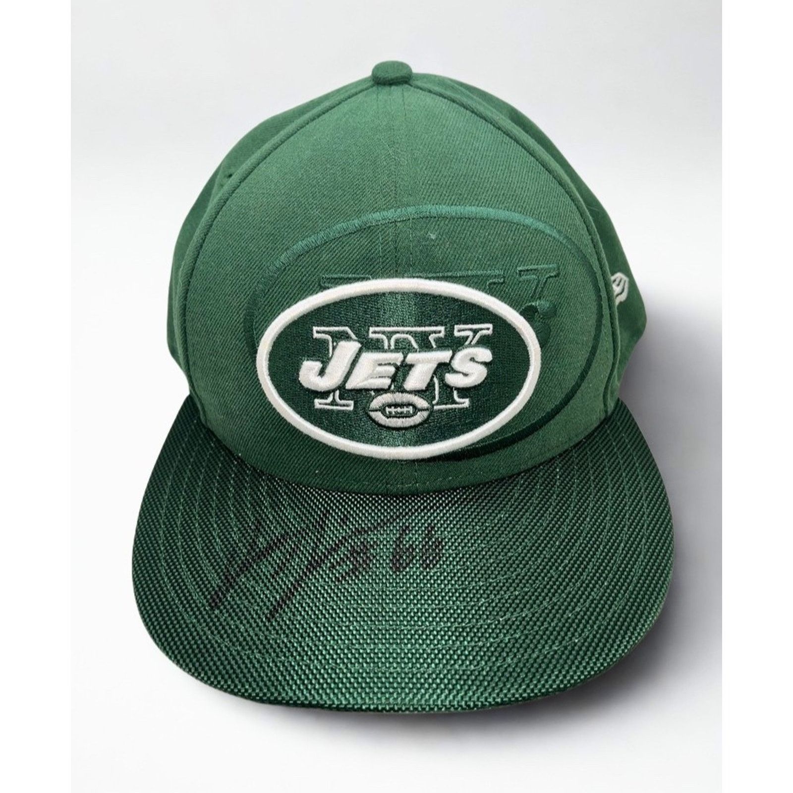 New Era New York Jets Joe Tippmann Signed 59FIFTY Fitted Hat 7 3/4 Size ONE SIZE - 6 Thumbnail