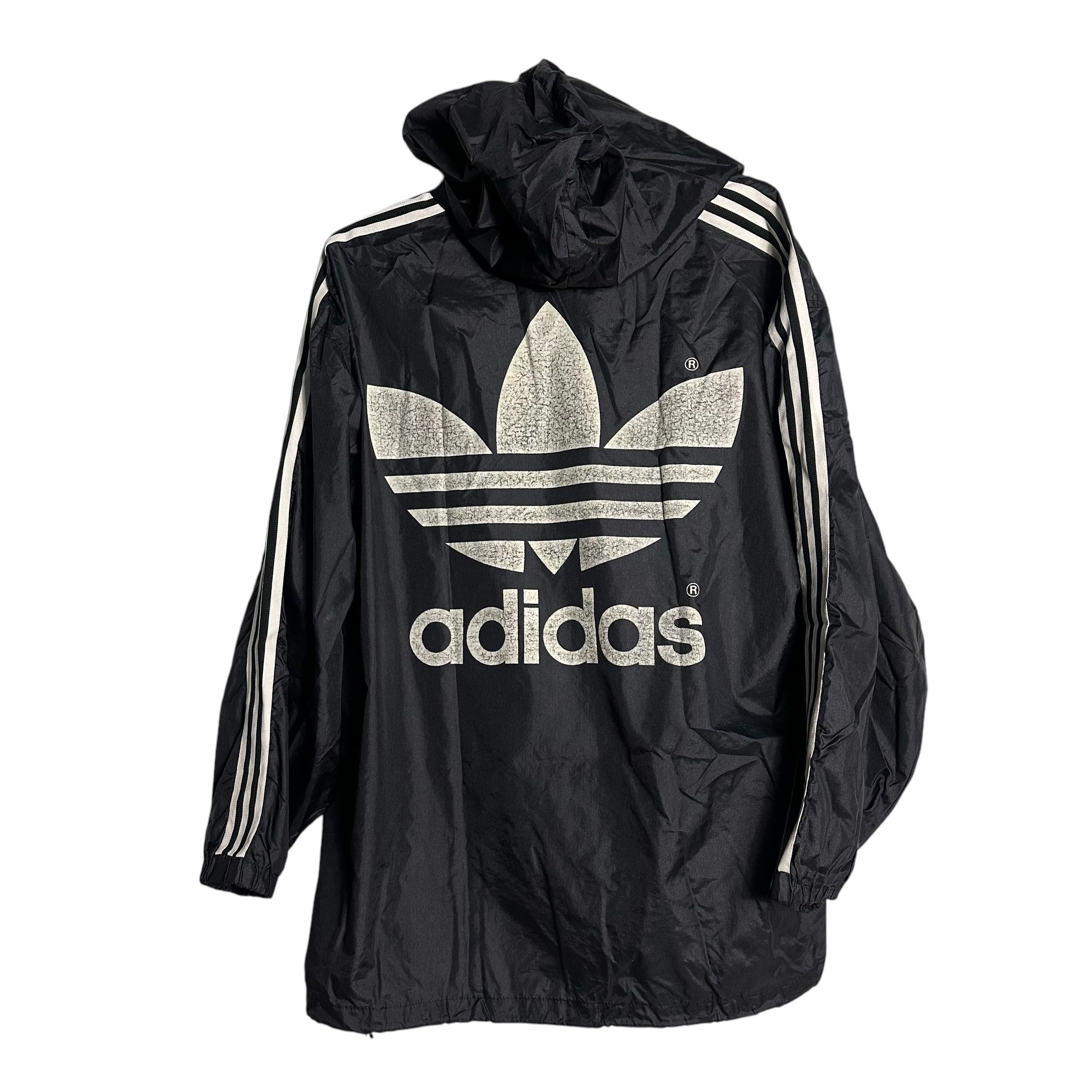Adidas 🔥RARE🔥Vintage Adidas Trefoil Pullover Hoodie Windbreaker Size US M / EU 48-50 / 2 - 1 Thumbnail