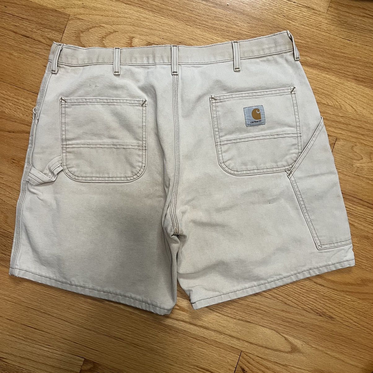 Carhartt × Vintage Vintage Carhartt Shorts 40 Duck Canvas Carpenter WU1906 90s Size US 40 / EU 56 - 5 Thumbnail