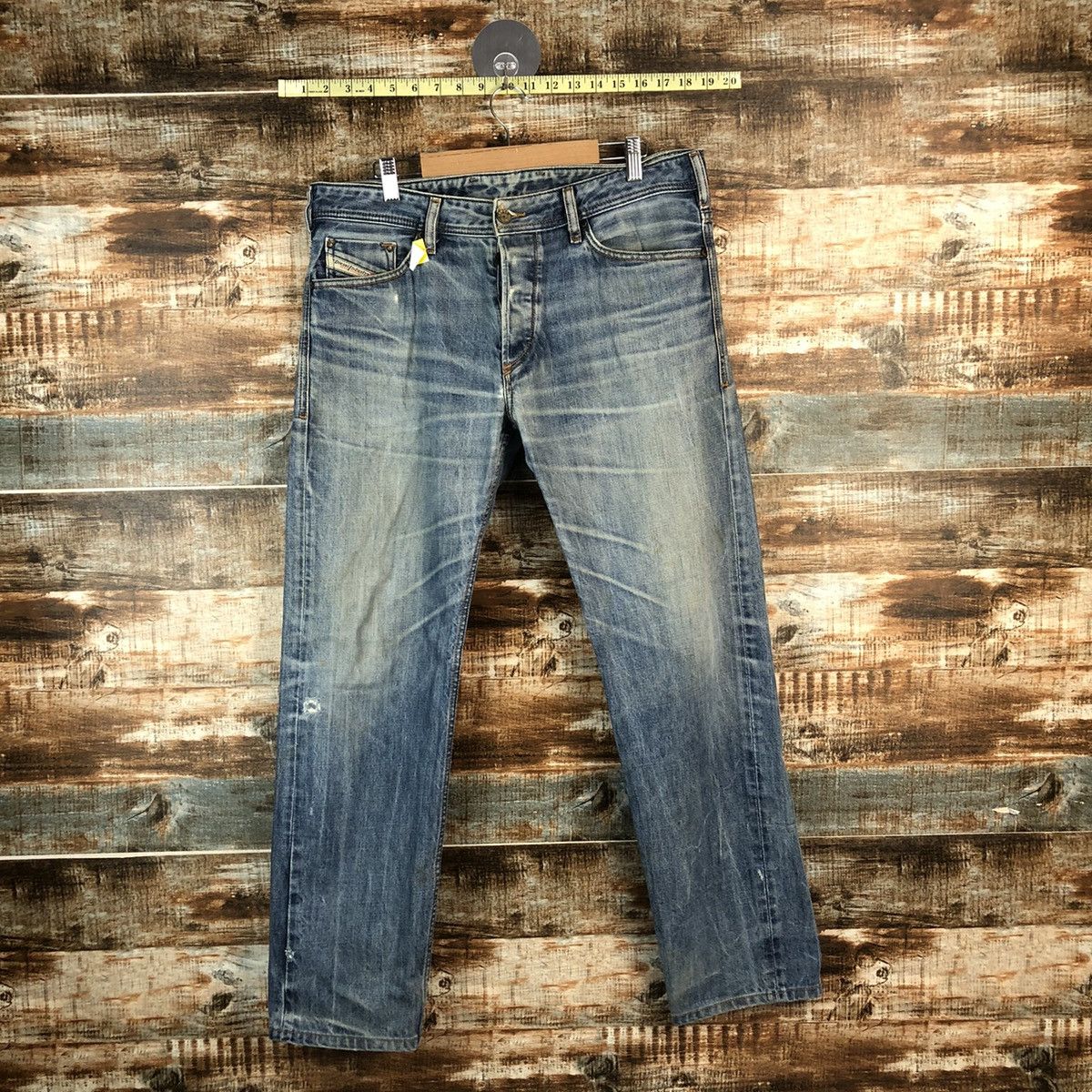 Diesel DL Diesel Industries faded Blue Denim Pants #C160 Size US 34 / EU 50 - 1 Thumbnail