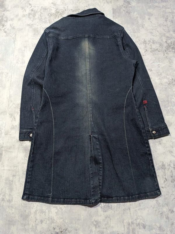 Hysteric Glamour × Miss Sixty 00s y2k johnny blaze long denim jacket trench rare Size L / US 10 / IT 46 - 3 Thumbnail