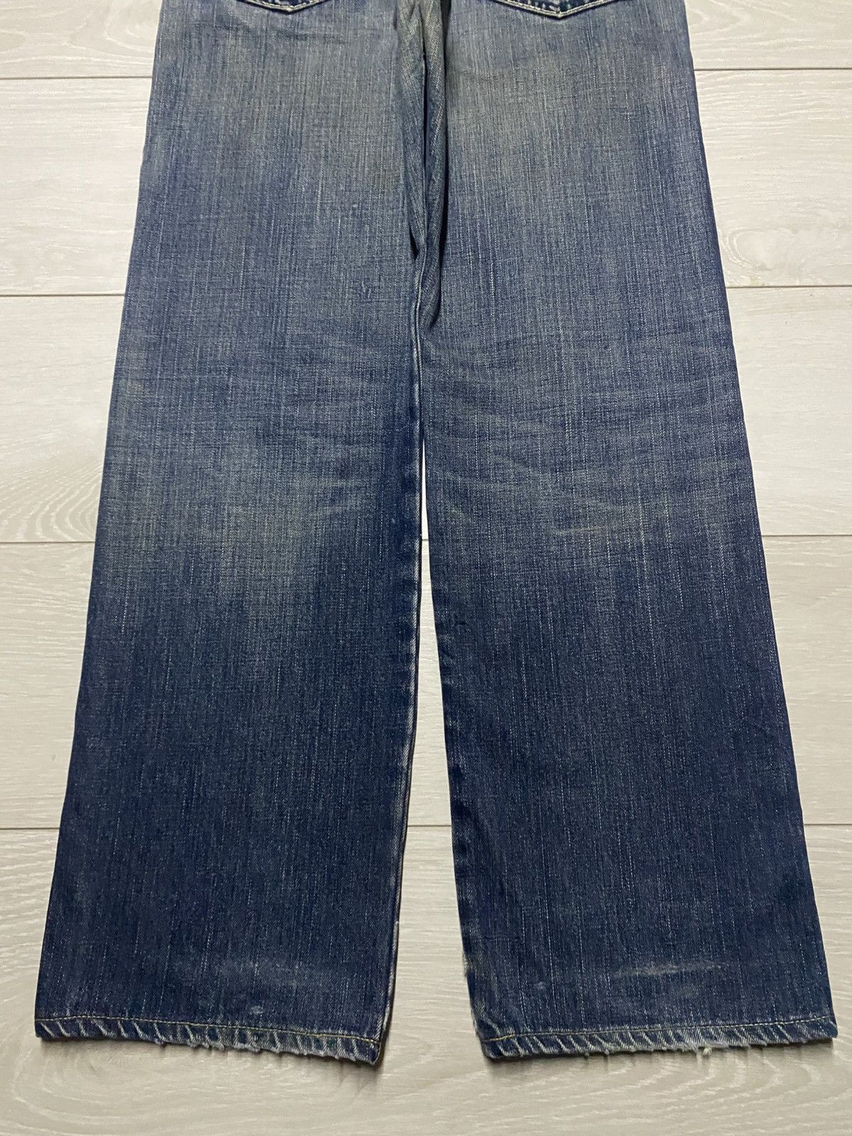 Levi's Vintage Levis 510 Mud Wash Distressed Distressed Baggy Jeans Size US 30 / EU 46 - 6 Thumbnail