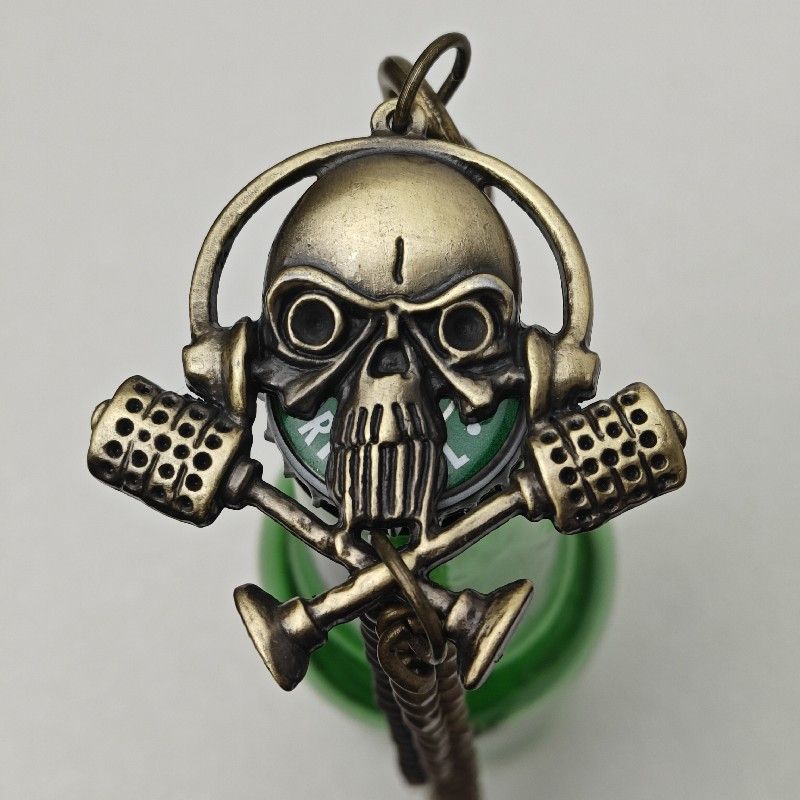 Vintage Retro Style DJ Ghost Skull Head Metal Jeans Chain Size ONE SIZE - 3 Thumbnail