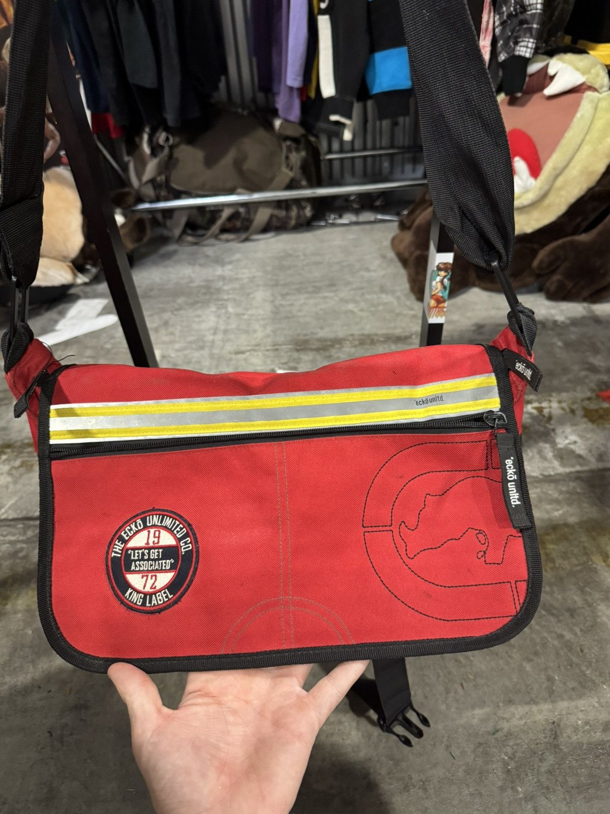 Ecko Unltd. × Vintage Vintage Y2K Ecko Unltd. Messenger Bag Size ONE SIZE - 2 Thumbnail
