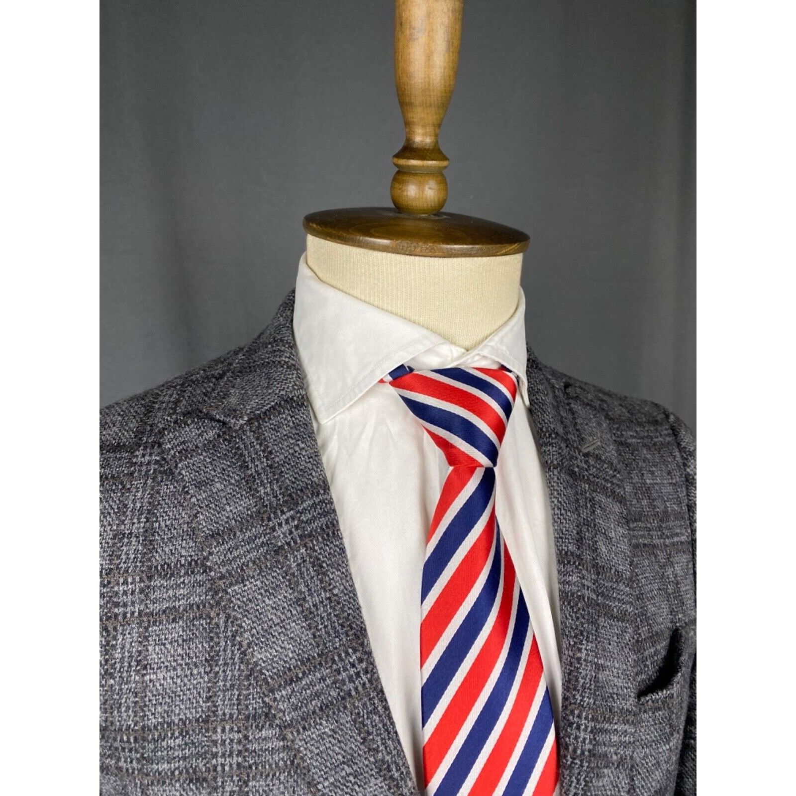 Etro ETRO Men's Gray Wool Checked Blazer Sportcoat Jacket Size 48 Size 48R - 6 Thumbnail