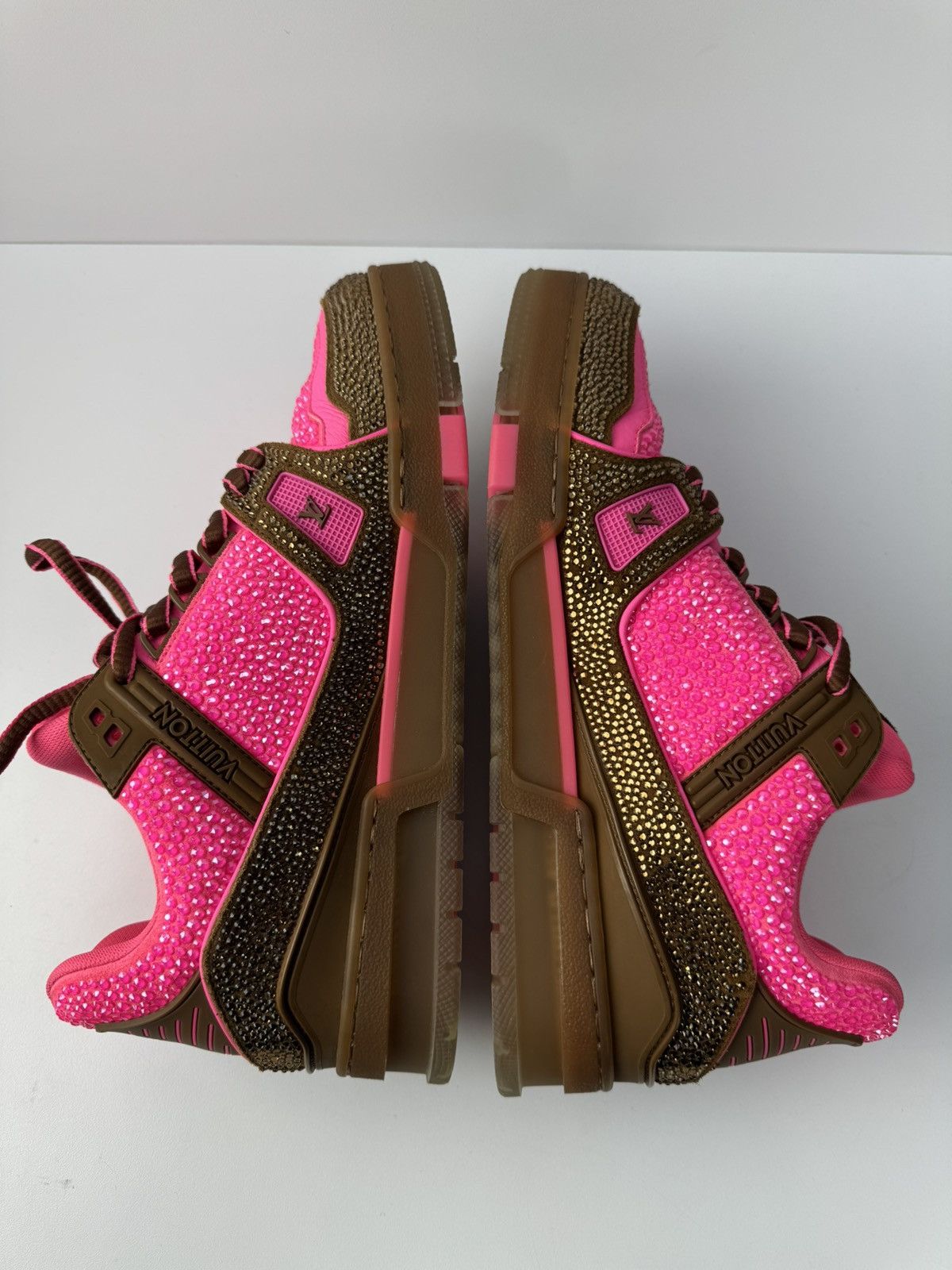Louis Vuitton × Swarovski Louis Vuitton Swarovski crystal trainers Size US 8.5 / EU 41-42 - 5 Thumbnail