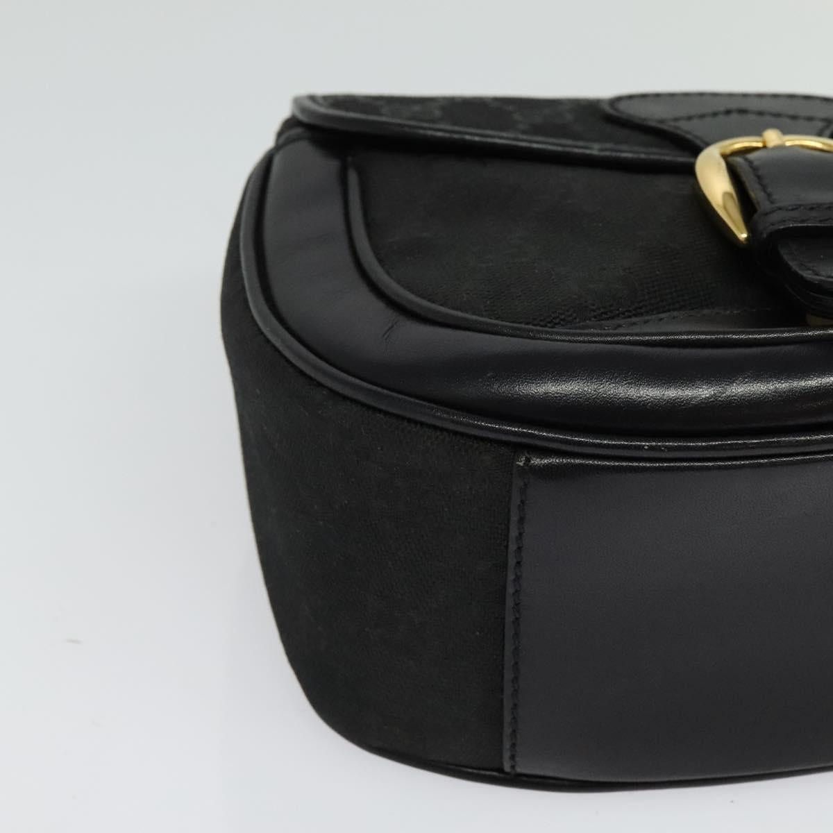 Gucci GUCCI GG Canvas Hand Bag Black Gold 000 2058 000 2058 Size ONE SIZE - 2 Thumbnail