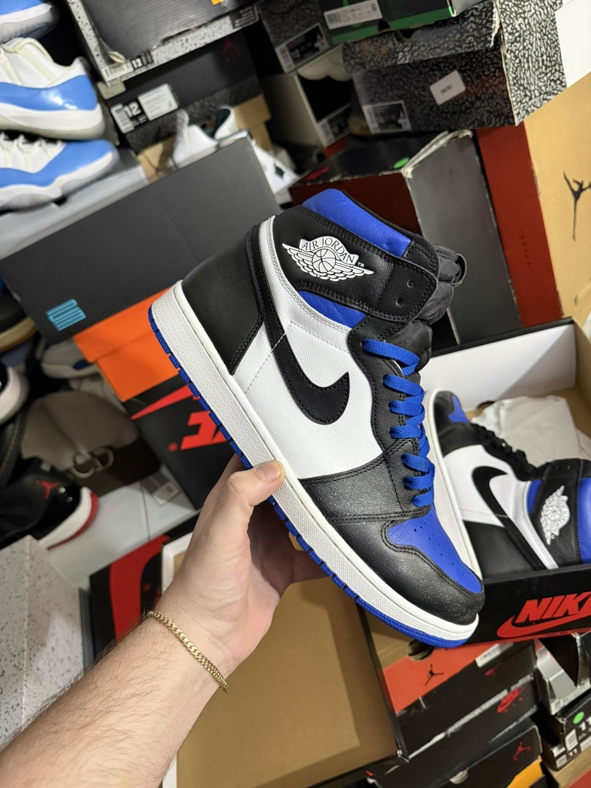 Jordan Brand Jordan retro 1 high royal toe sz 14 Size US 14 / EU 47 - 1 Thumbnail
