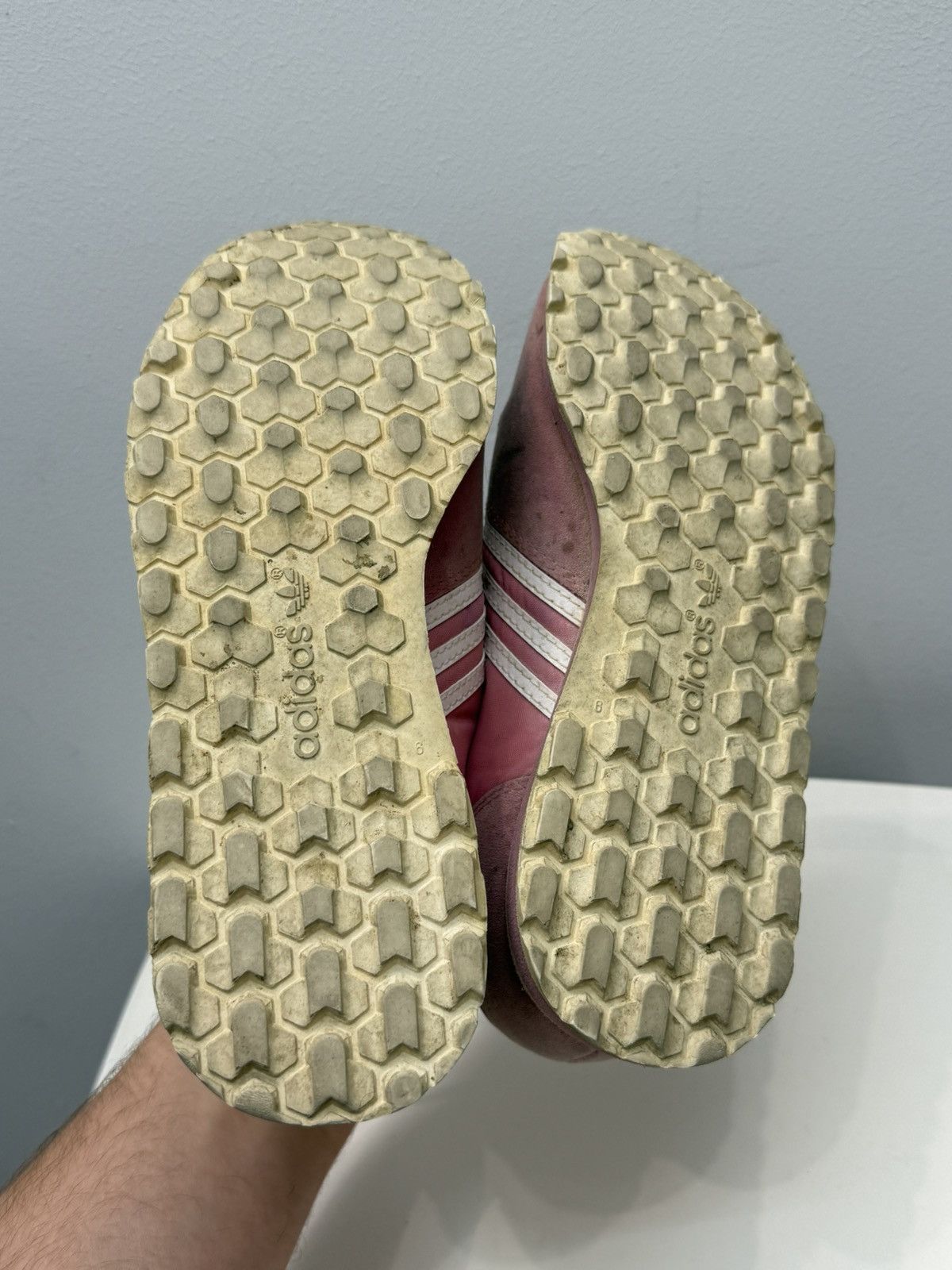 Adidas Adidas Malibu Vintage 80s Pink Waffle Running Shoes Size US 4.5 / IT 34.5 - 6 Thumbnail