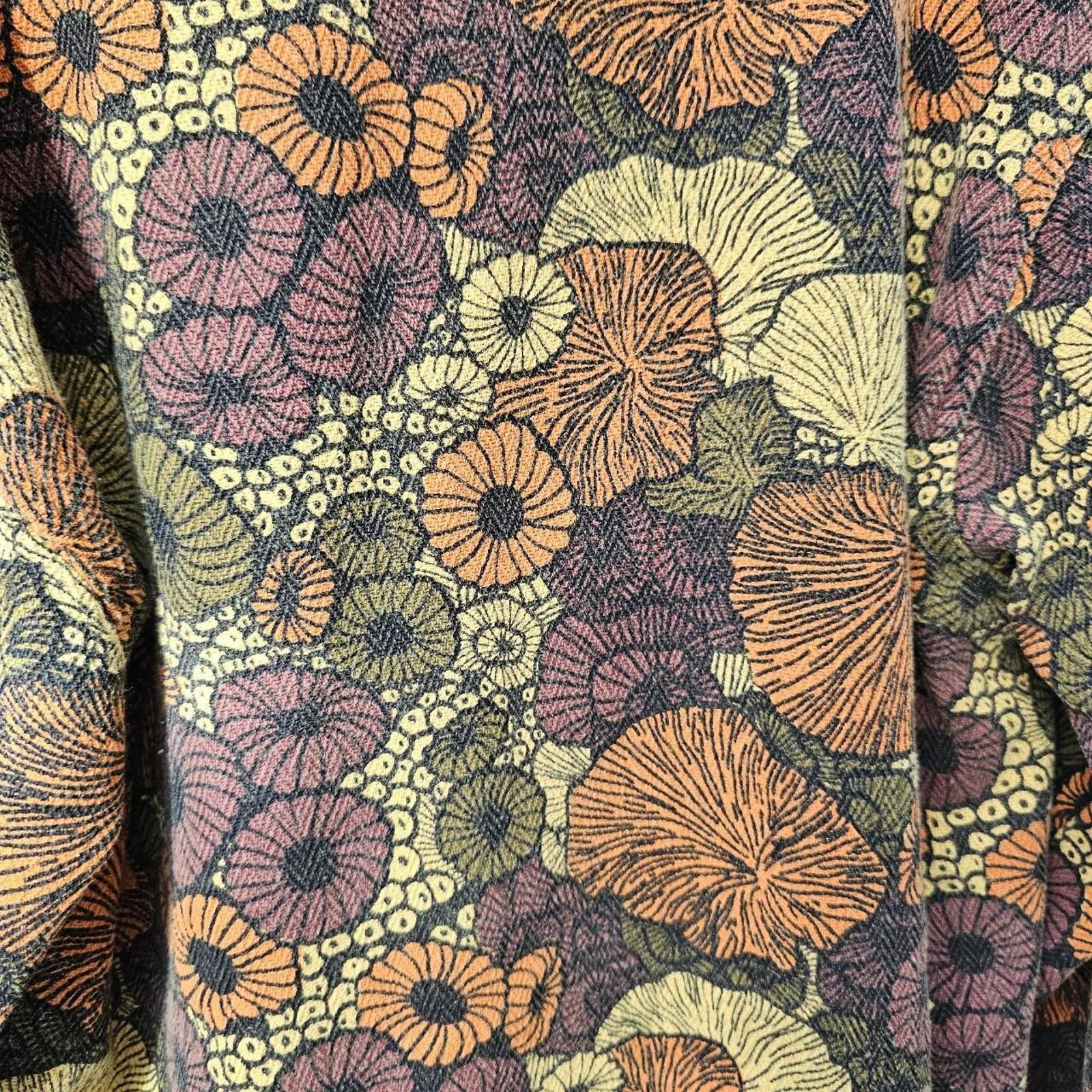 Other Men's Brown, Yellow, Orange Floral Mushroom Hoodie Oversized Size US S / EU 44-46 / 1 - 6 Thumbnail