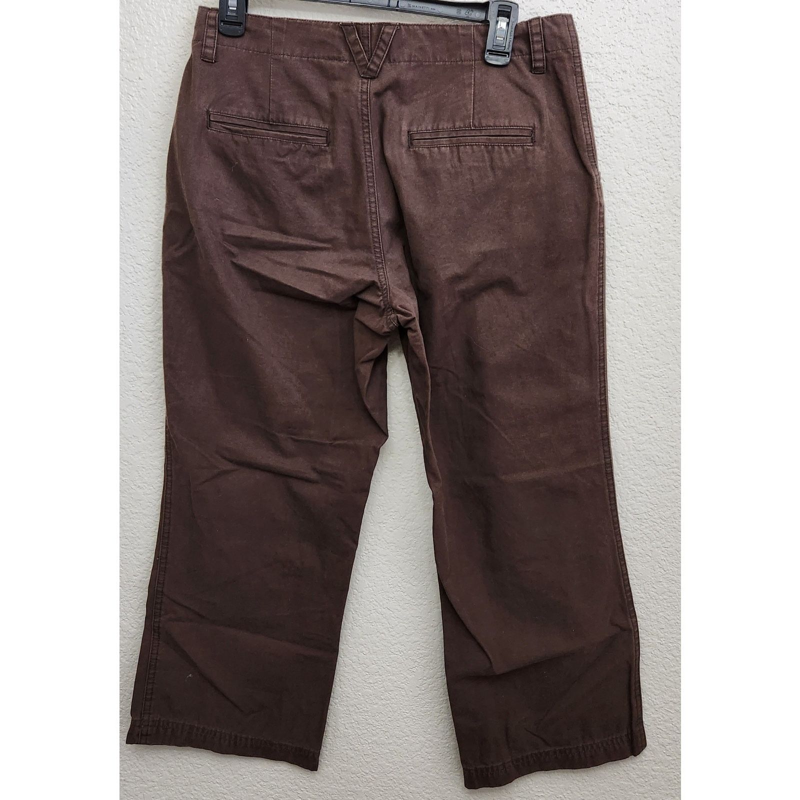 Columbia Columbia Brown Slashed Pockets Cropped Pants 8 Lightweight Size 30" / US 8 / IT 44 - 3 Thumbnail