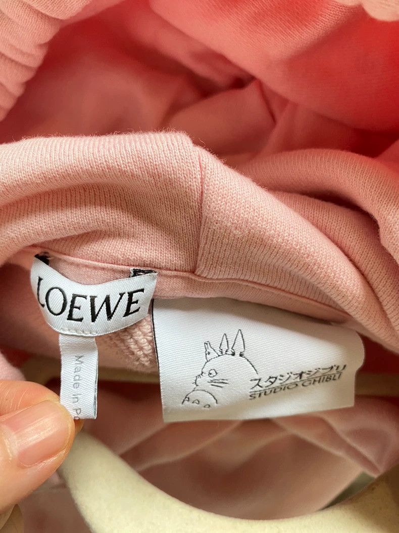 Loewe Loewe Totoro co-branded pink hooded sweater Size S / US 4 / IT 40 - 3 Thumbnail