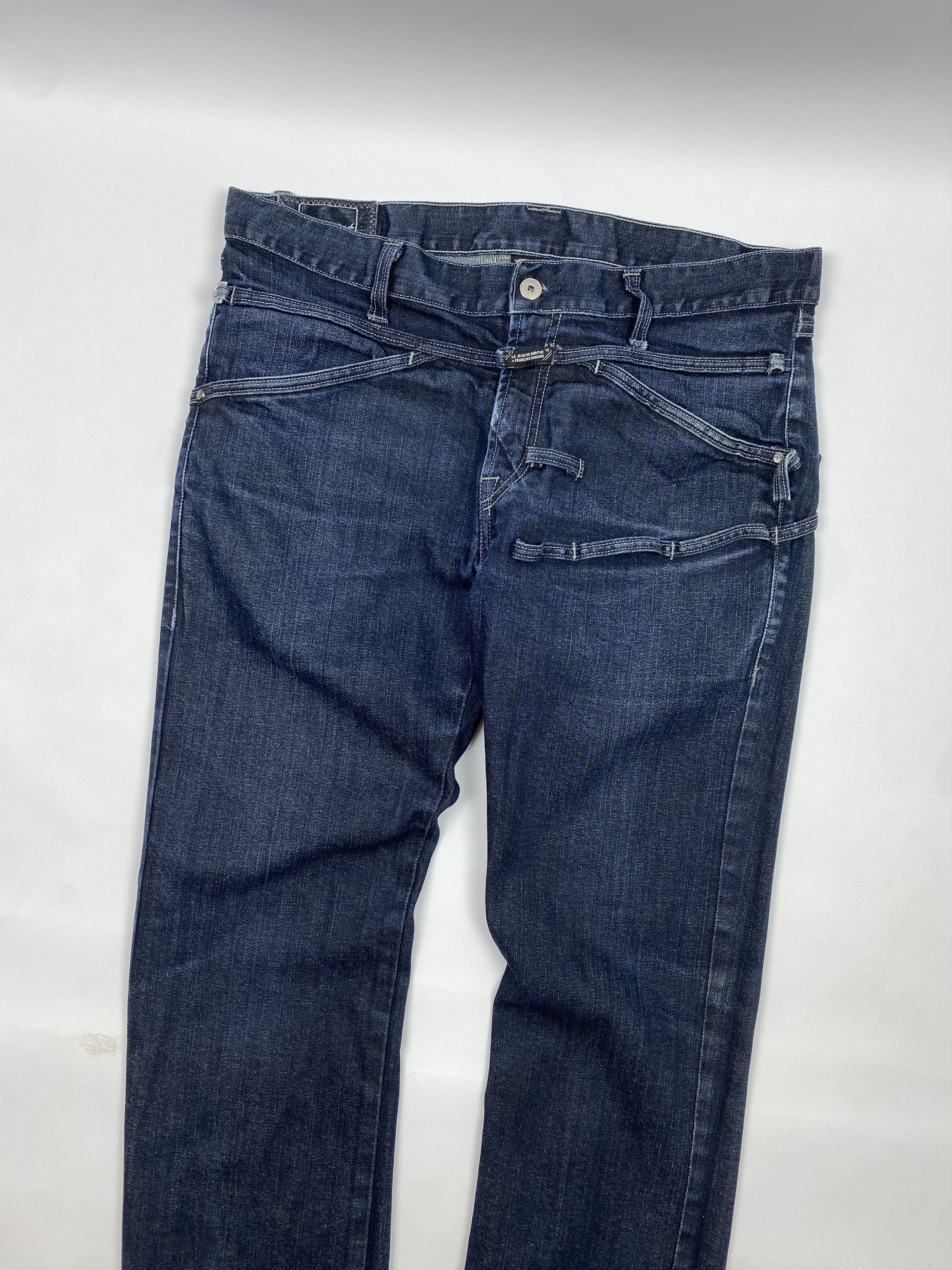 Men`s Marithe Francois Girbaud Navy Denim Jeans Size 33