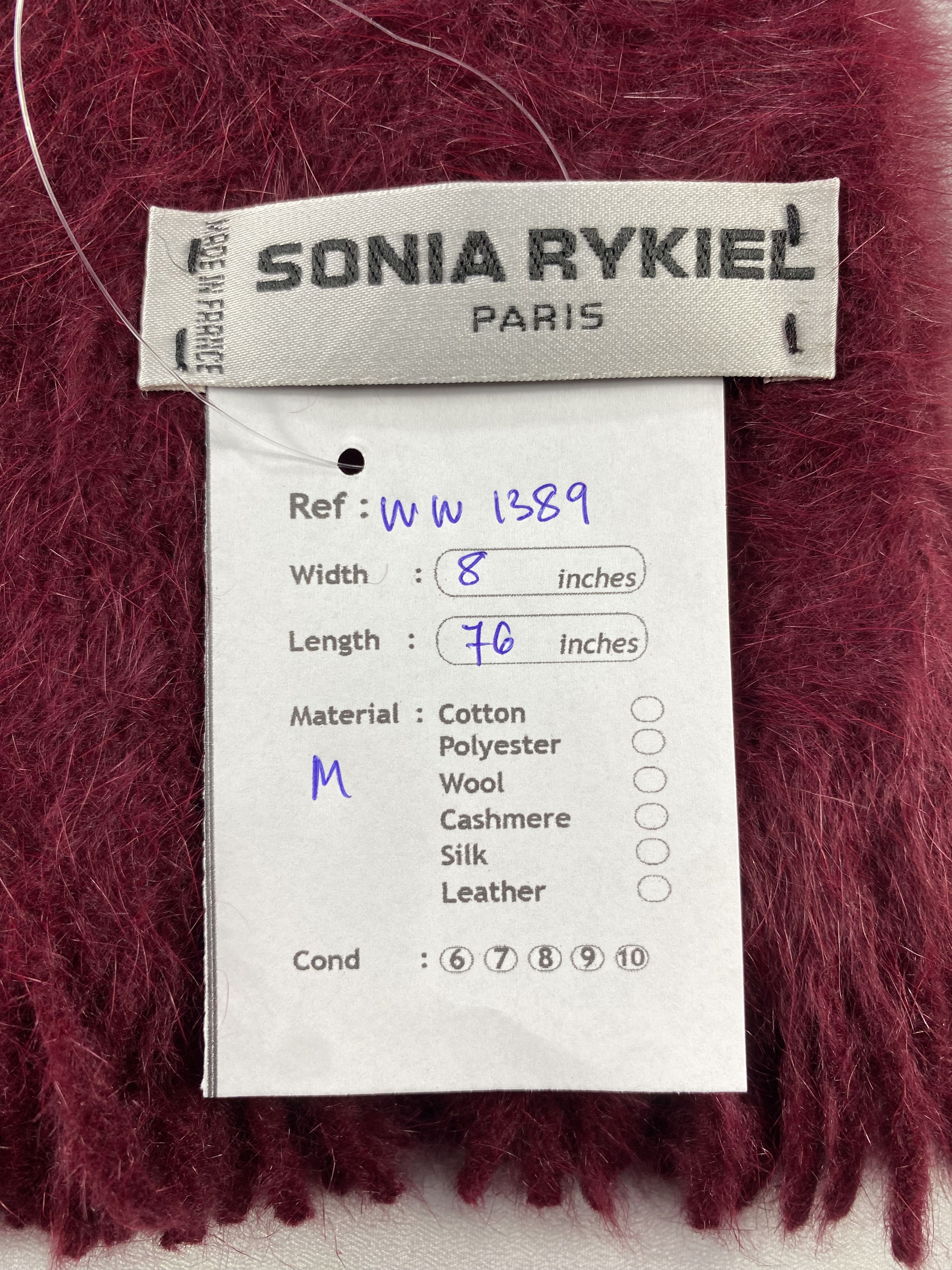 Vintage Sonia Rykiel Scarf / Muffler / Neckwear Size ONE SIZE - 4 Thumbnail