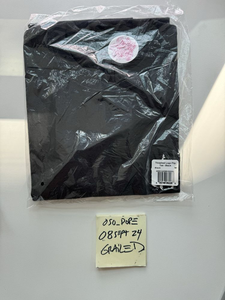 Anti Social Social Club assc 'thrashed logo flip' tee (blk) M Size US M / EU 48-50 / 2 - 3 Thumbnail