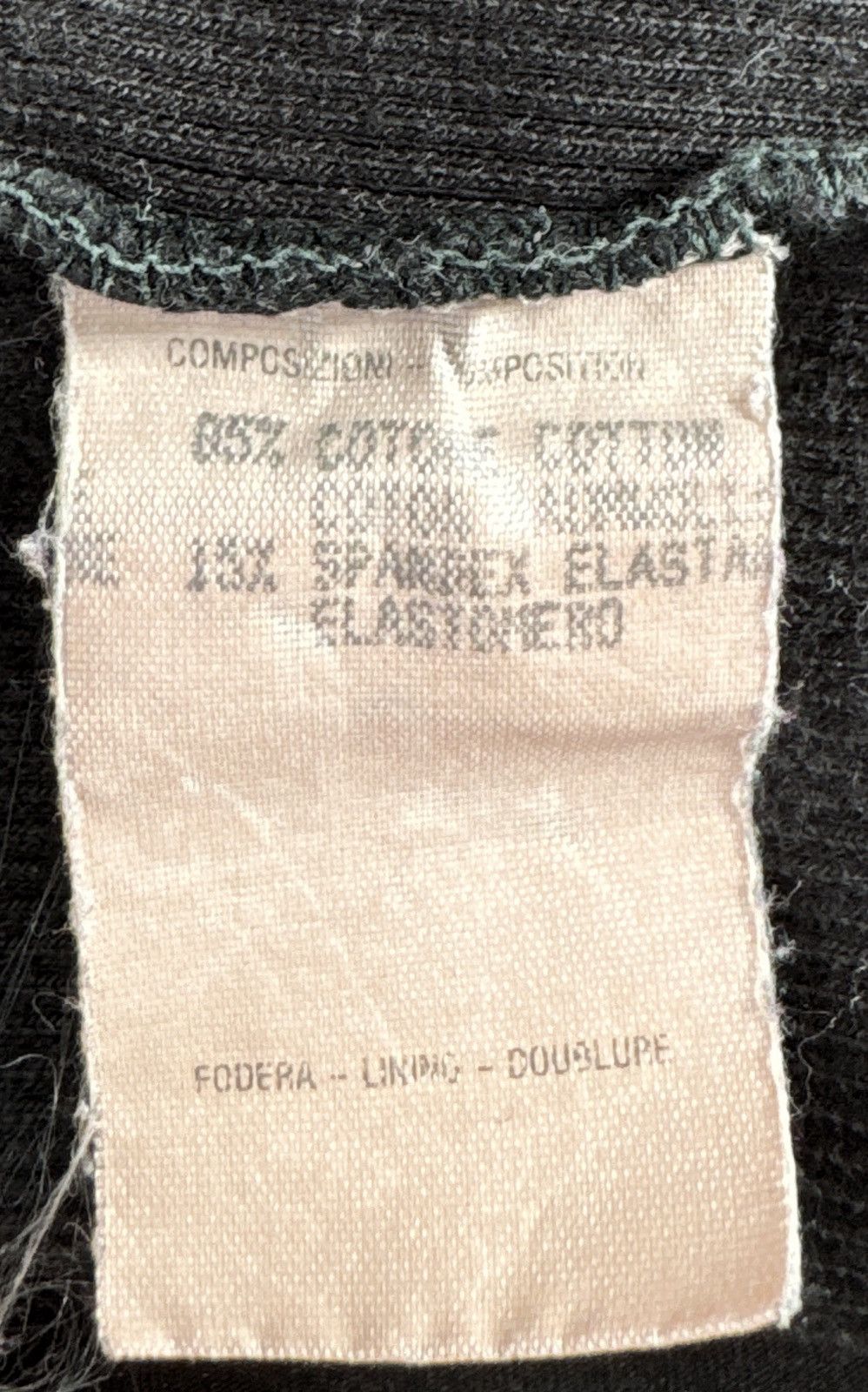 Gucci Tom Ford for Gucci FW1997 Runway Black Ribbed Top Size L / US 10 / IT 46 - 6 Thumbnail