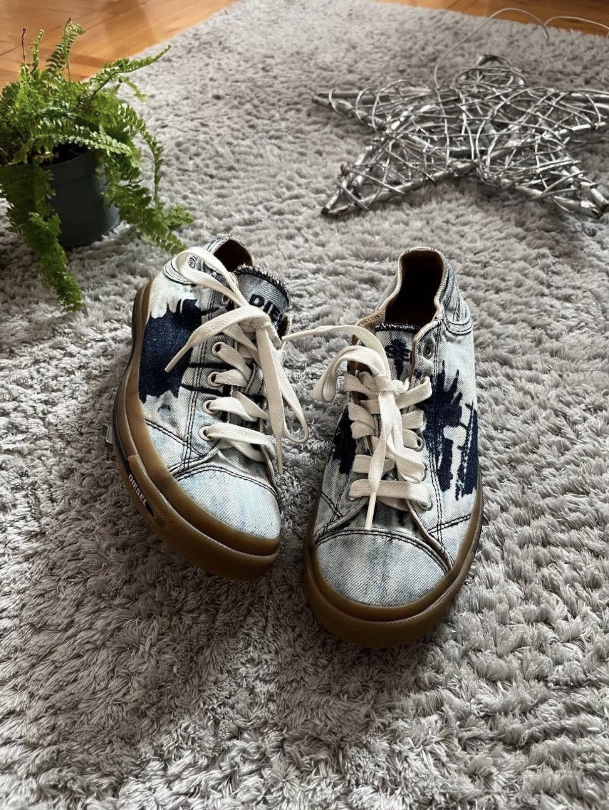 Diesel 00s Diesel Sneakers Rare Streetwear Logo Avant Garde Archive Size US 8.5 / IT 38.5 - 3 Thumbnail