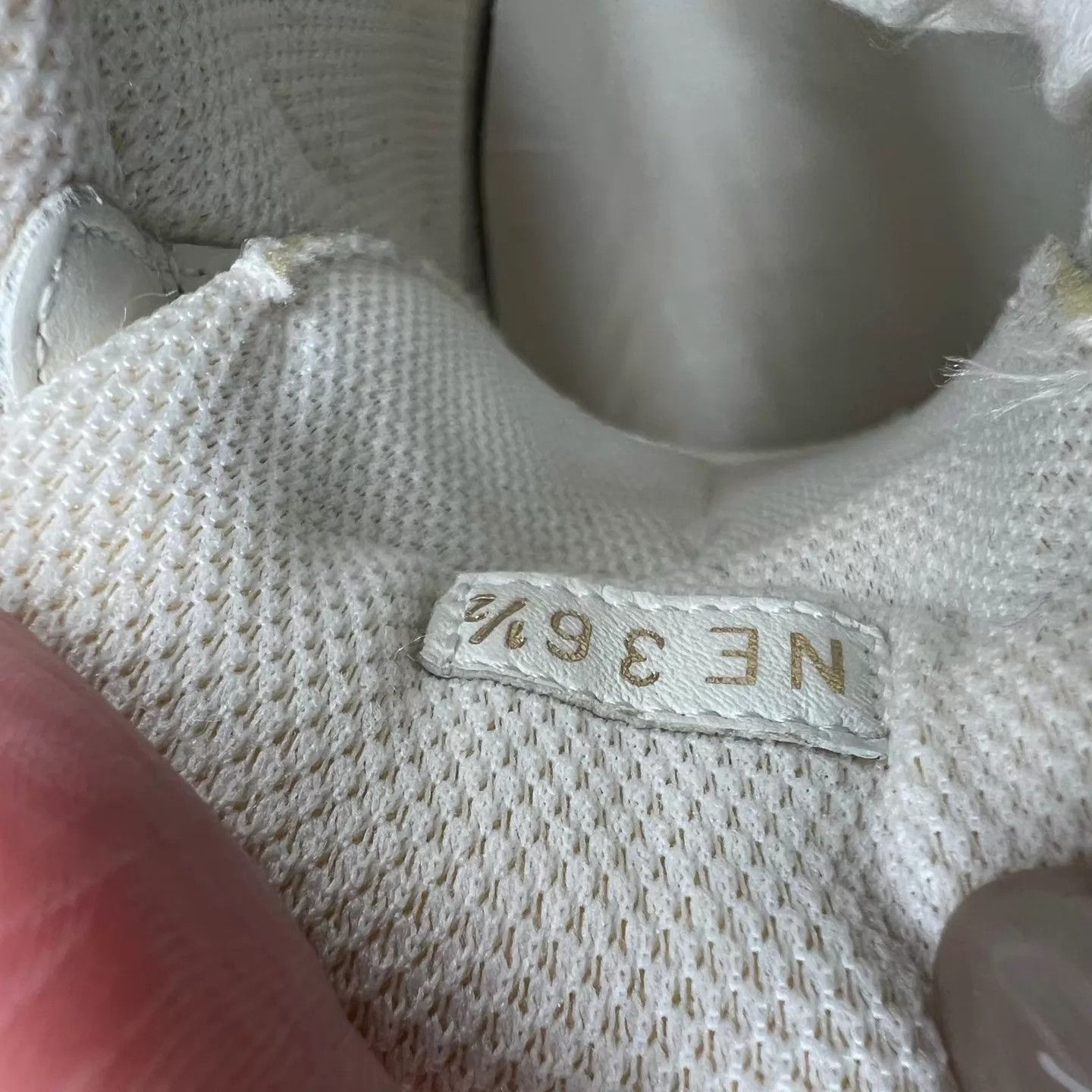 Dior Dior women's white shell-toe sneakers EU 36.5 Size US 6 / IT 36 - 8 Thumbnail
