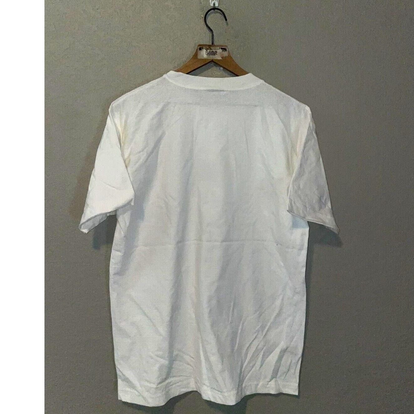 Jerzees Y2K Tennessee Shirt Great Smoky Mountains Striped White Tee Size US L / EU 52-54 / 3 - 7 Thumbnail