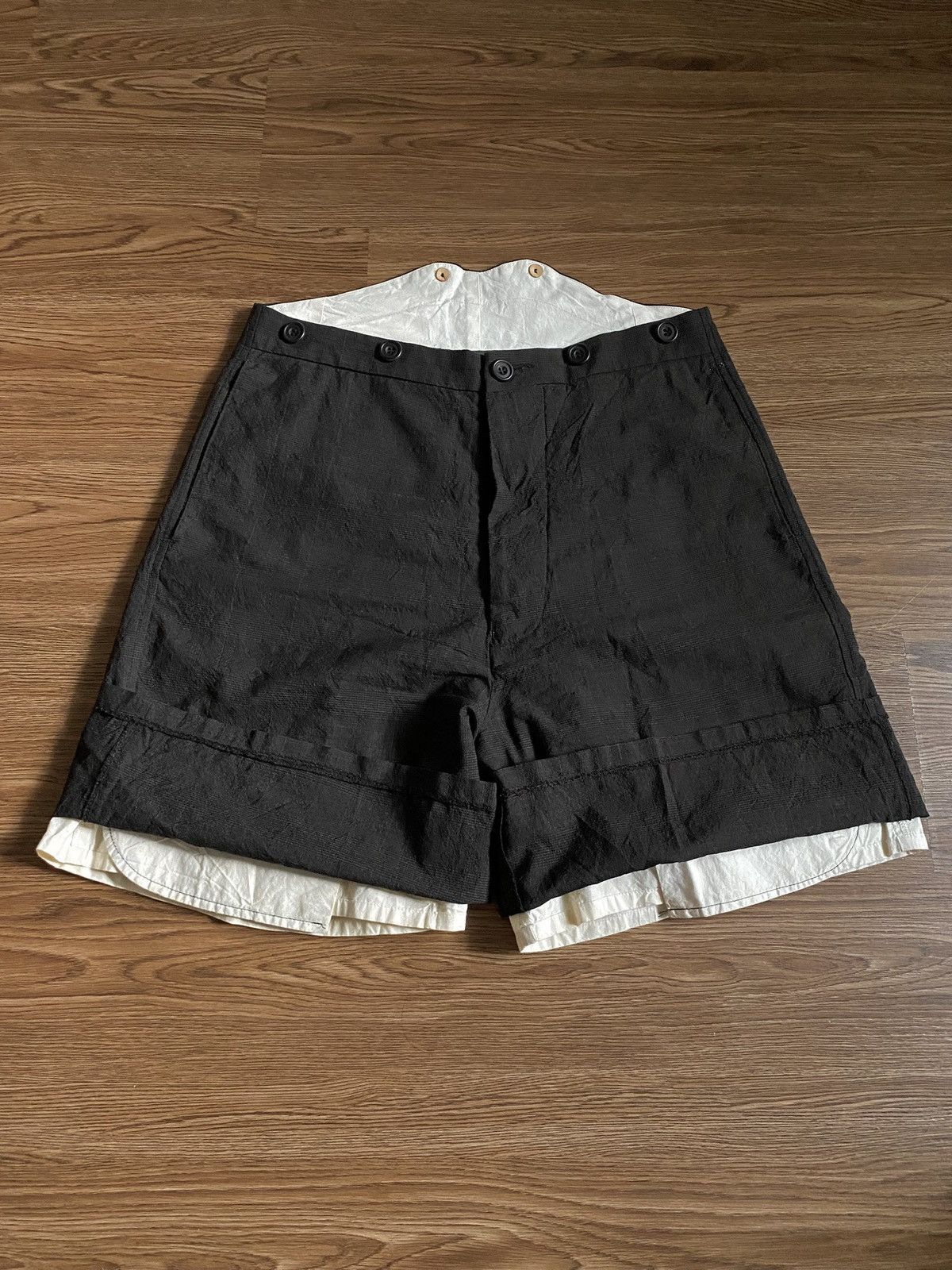 Paul Harnden Shoemakers Paul Harnden Wool Cashmere Shorts Size US 30 / EU 46 - 2 Thumbnail