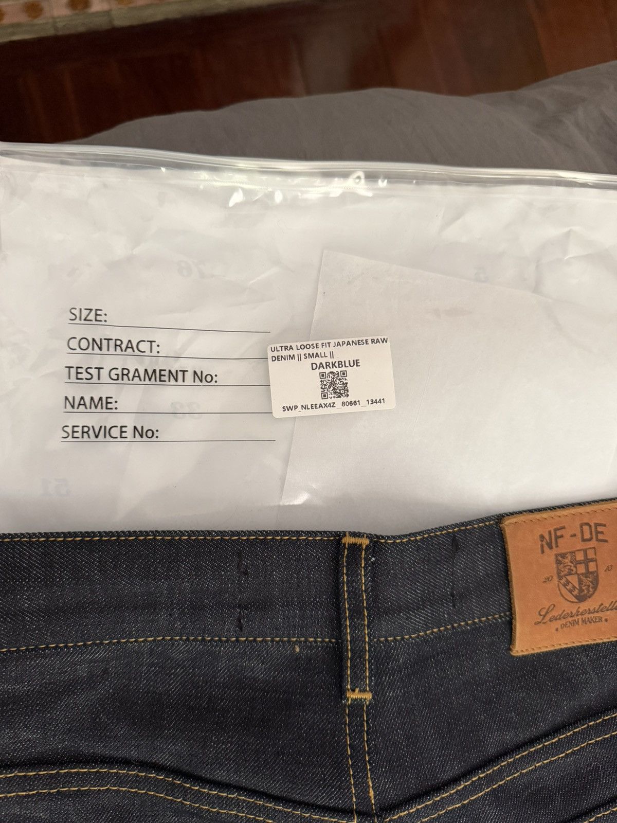 Raw Denim Japanese Ultra Loose fit Blue