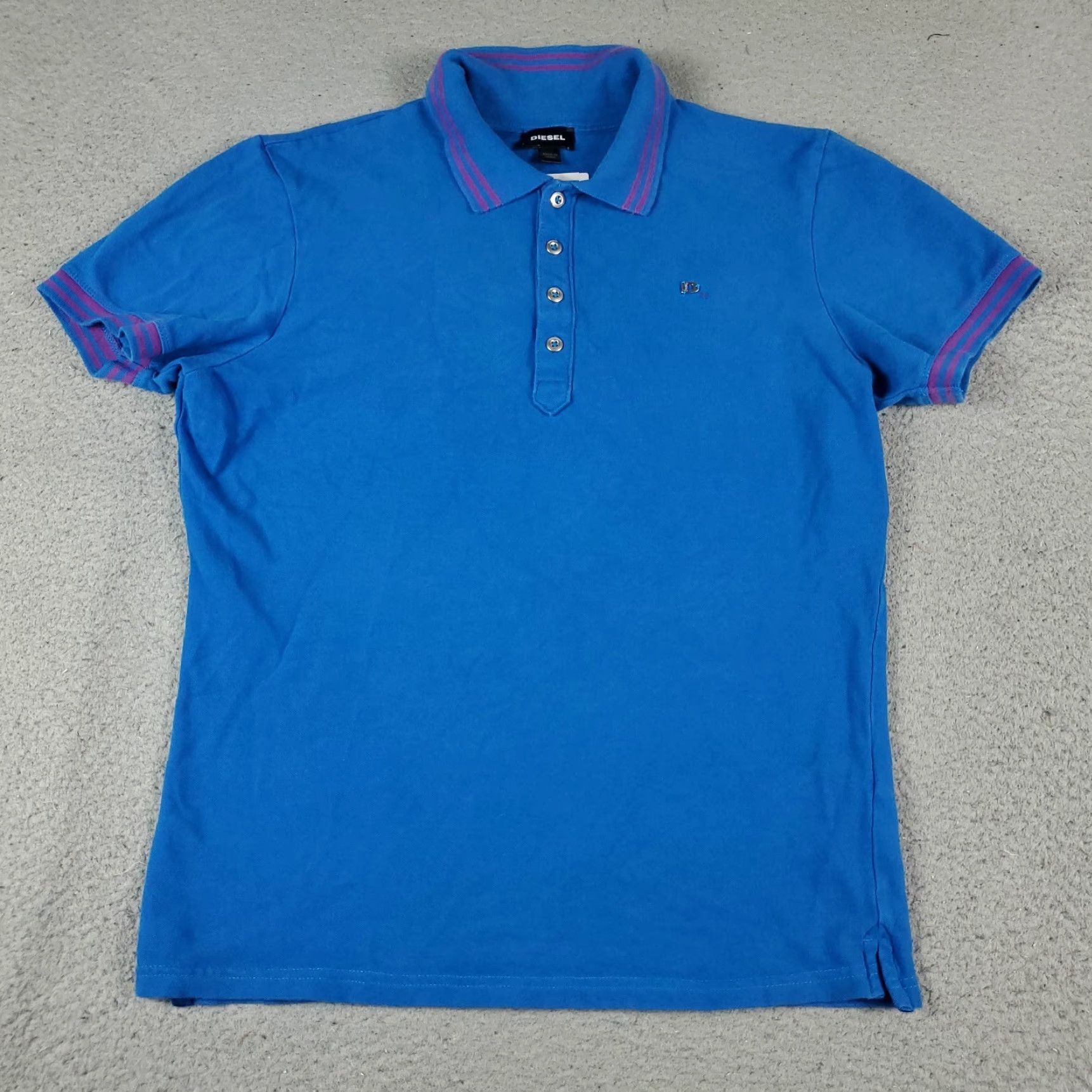 Diesel Diesel Polo Shirt Mens Small Blue Casual Short Sleeve Adult Shirt Size US S / EU 44-46 / 1 - 2 Thumbnail