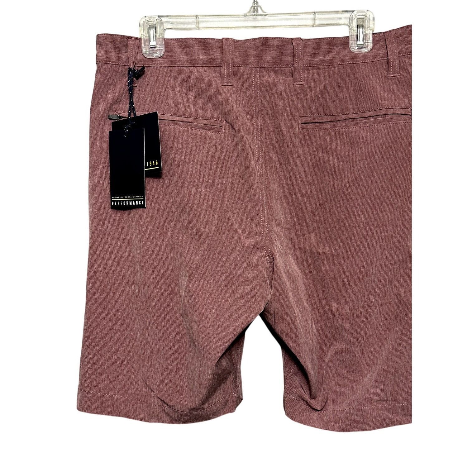 Other VTG 1946 Micro Graph Hybrid Short Red Purple Men's 33 NWT Size US 33 - 6 Thumbnail