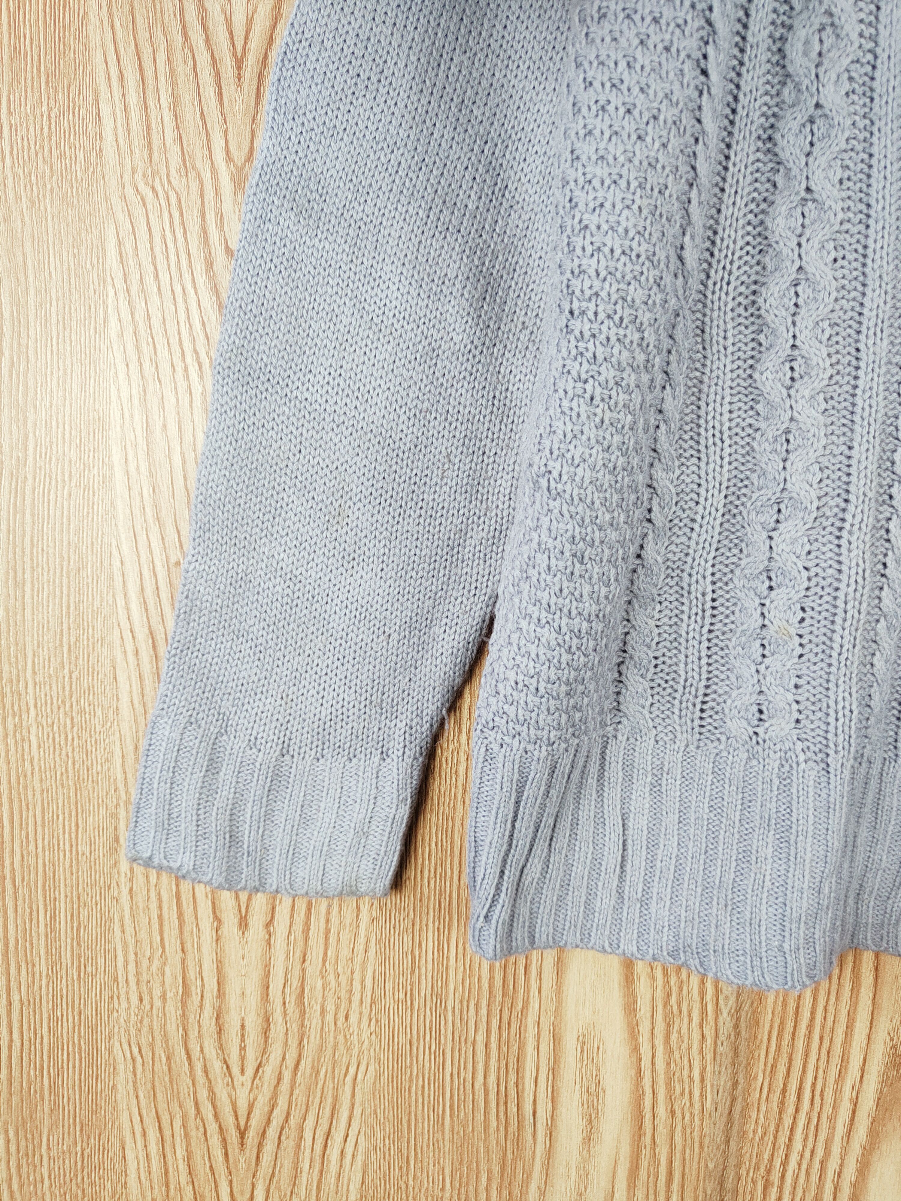 Aran Isles Knitwear × GU × Japanese Brand Gu Blue Knitwear Sweatshirts #W359 Size US M / EU 48-50 / 2 - 5 Thumbnail