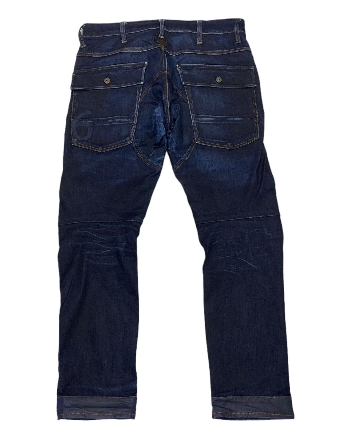 Hysteric Glamour G-STAR RAW 3D STRAIGHT MULTI POCKET DISTRESSED DENIM JEANS Size US 34 / EU 50 - 2 Thumbnail