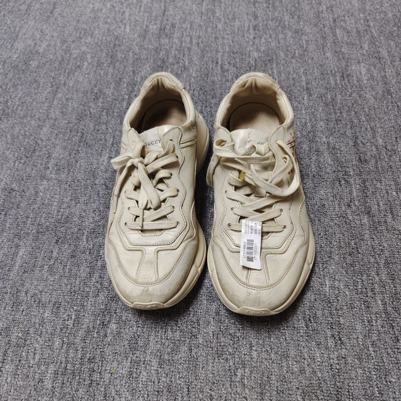Gucci Gucci Rhyton Fashion Dad Shoes in Ivory White Size US 8.5 / EU 41-42 - 2 Thumbnail