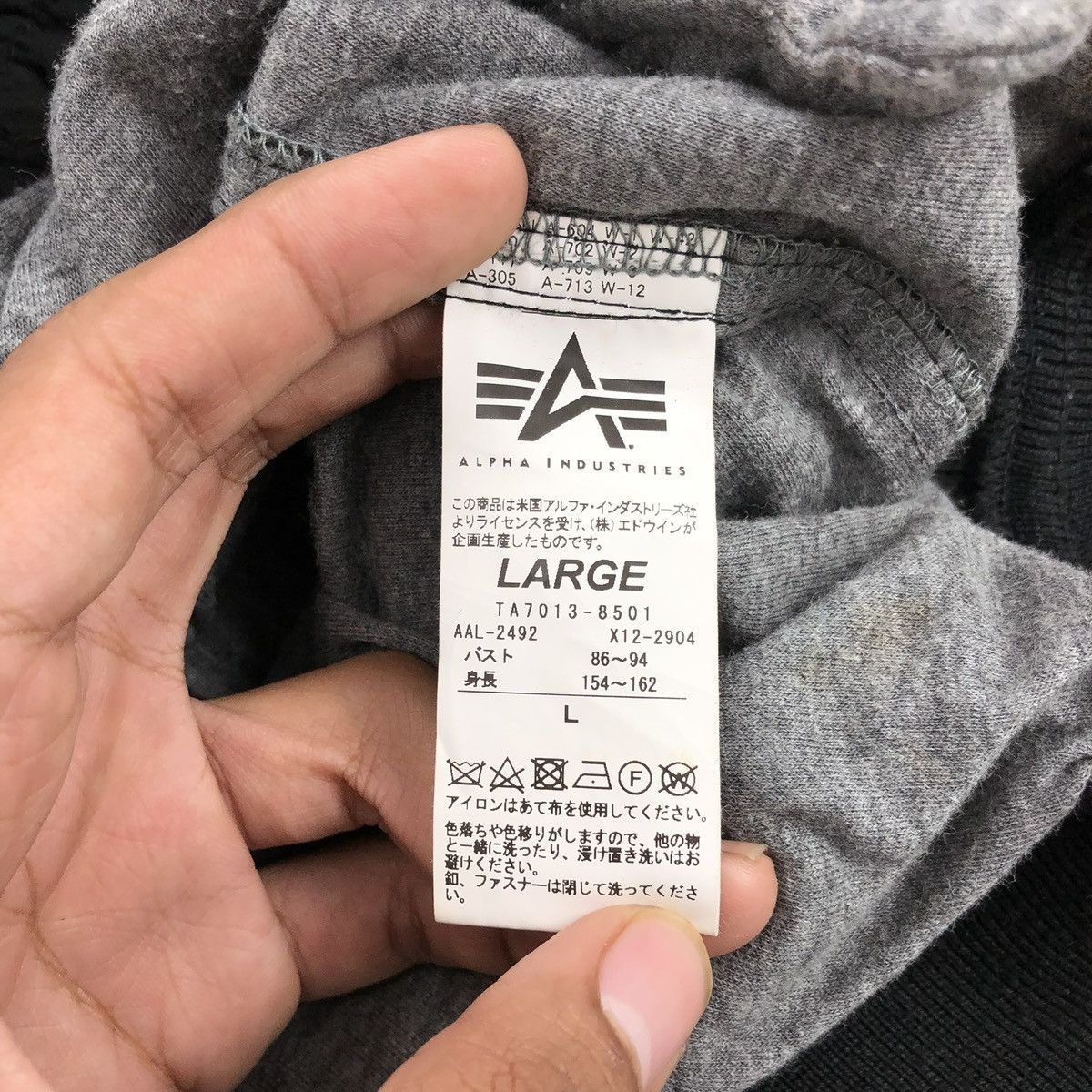Alpha Industries Vintage Alpha Industries Military Black Bomber Jacket Size US S / EU 44-46 / 1 - 8 Thumbnail