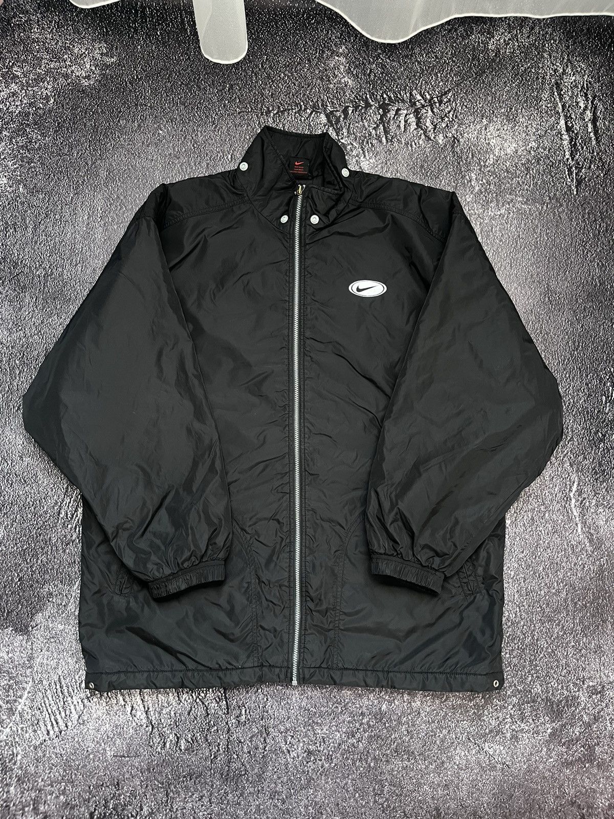 Nike 90s Vintage Nike Down Jacket Big Swoosh Logo Back Rare Size US XL / EU 56 / 4 - 3 Thumbnail