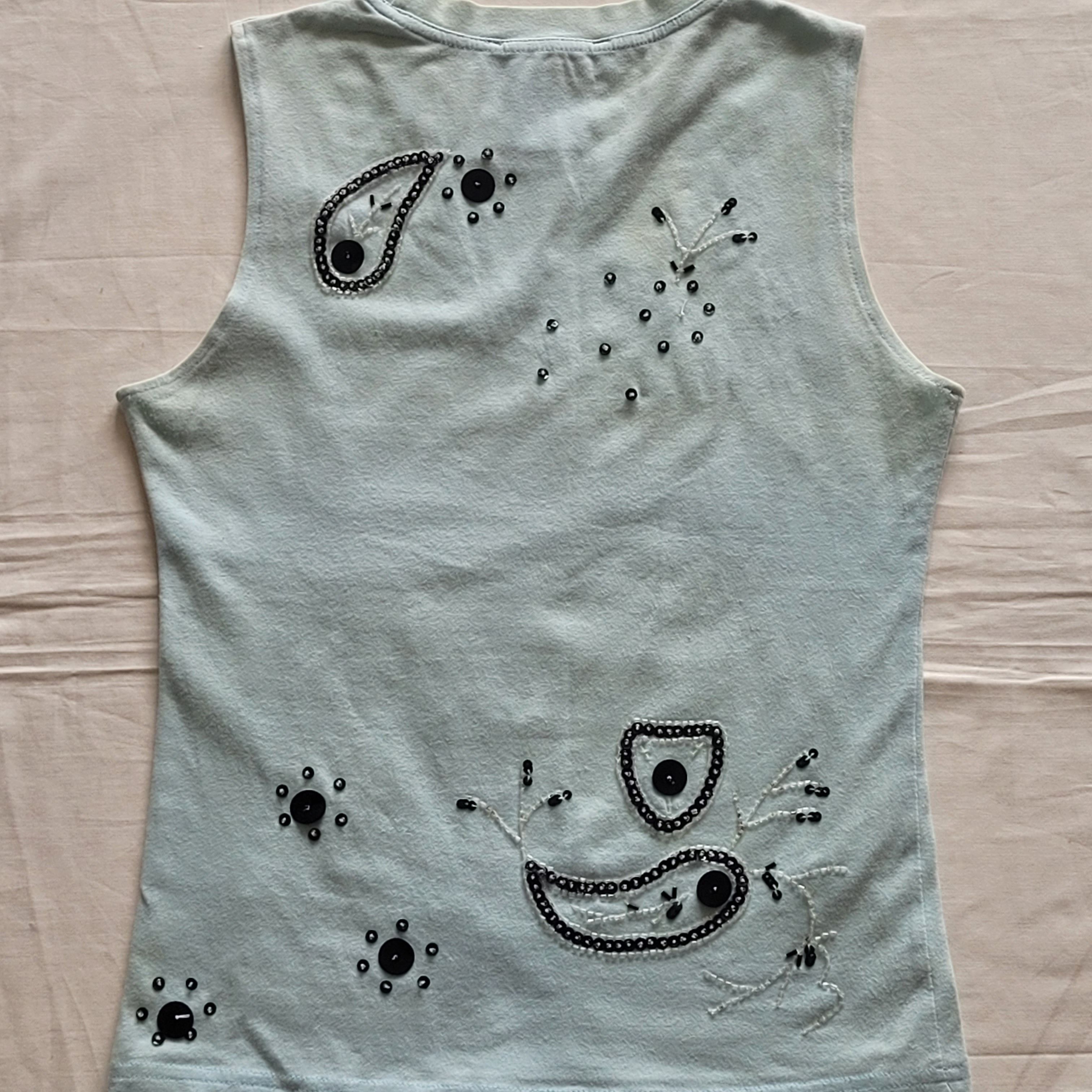 Dior × John Galliano Dior by John Galliano 2000s embellished tank top Size XS / US 0-2 / IT 36-38 - 8 Thumbnail