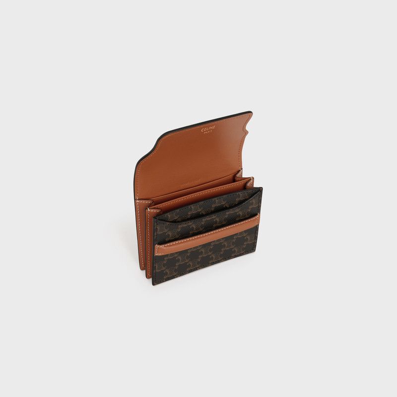 Celine o1w1db10426 Size: OS/Business Card Holder in Black/Brown Size ONE SIZE - 4 Thumbnail