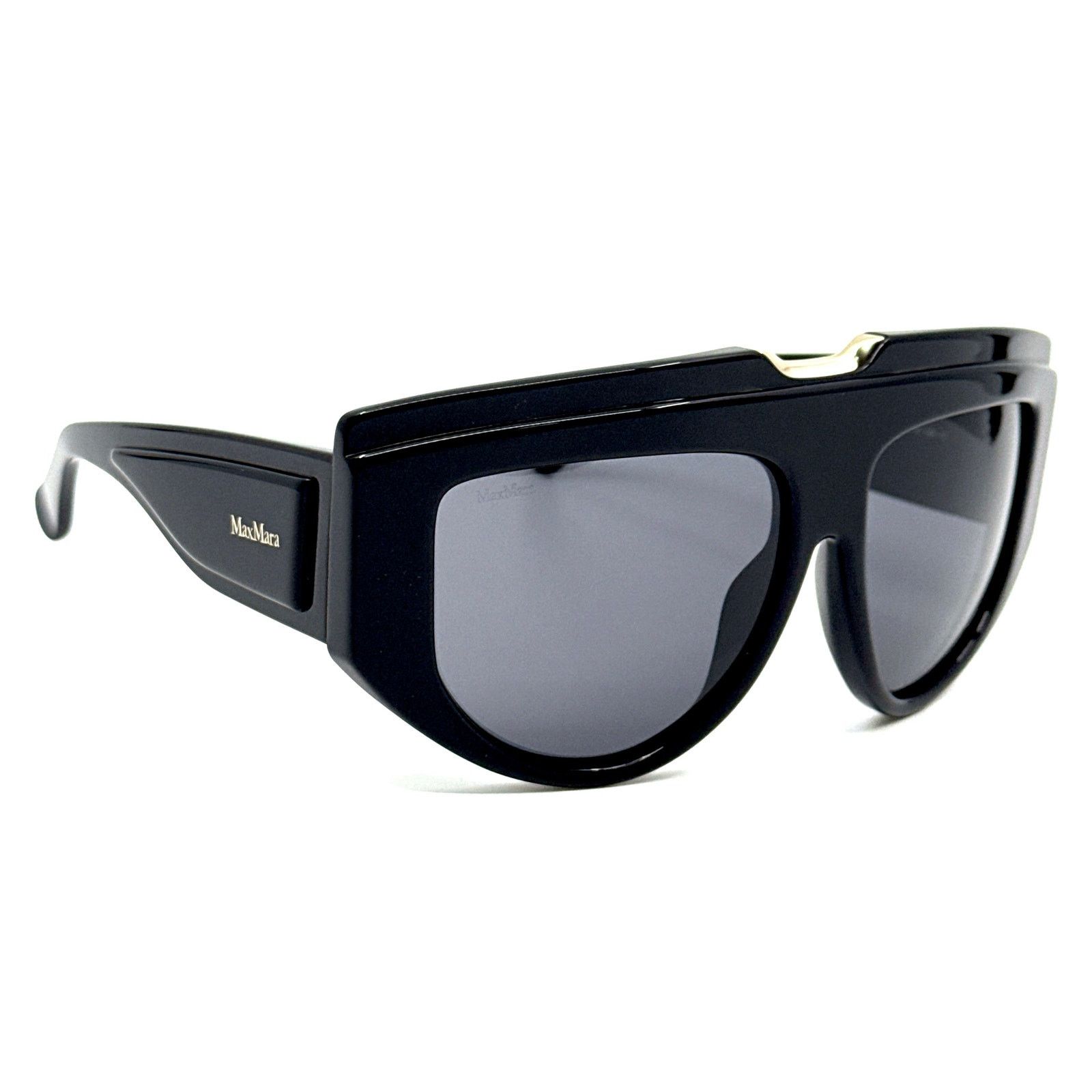 Max Mara New, MAXMARA Sunglasses Orsola MM0083 01A Authentic Size ONE SIZE - 2 Thumbnail