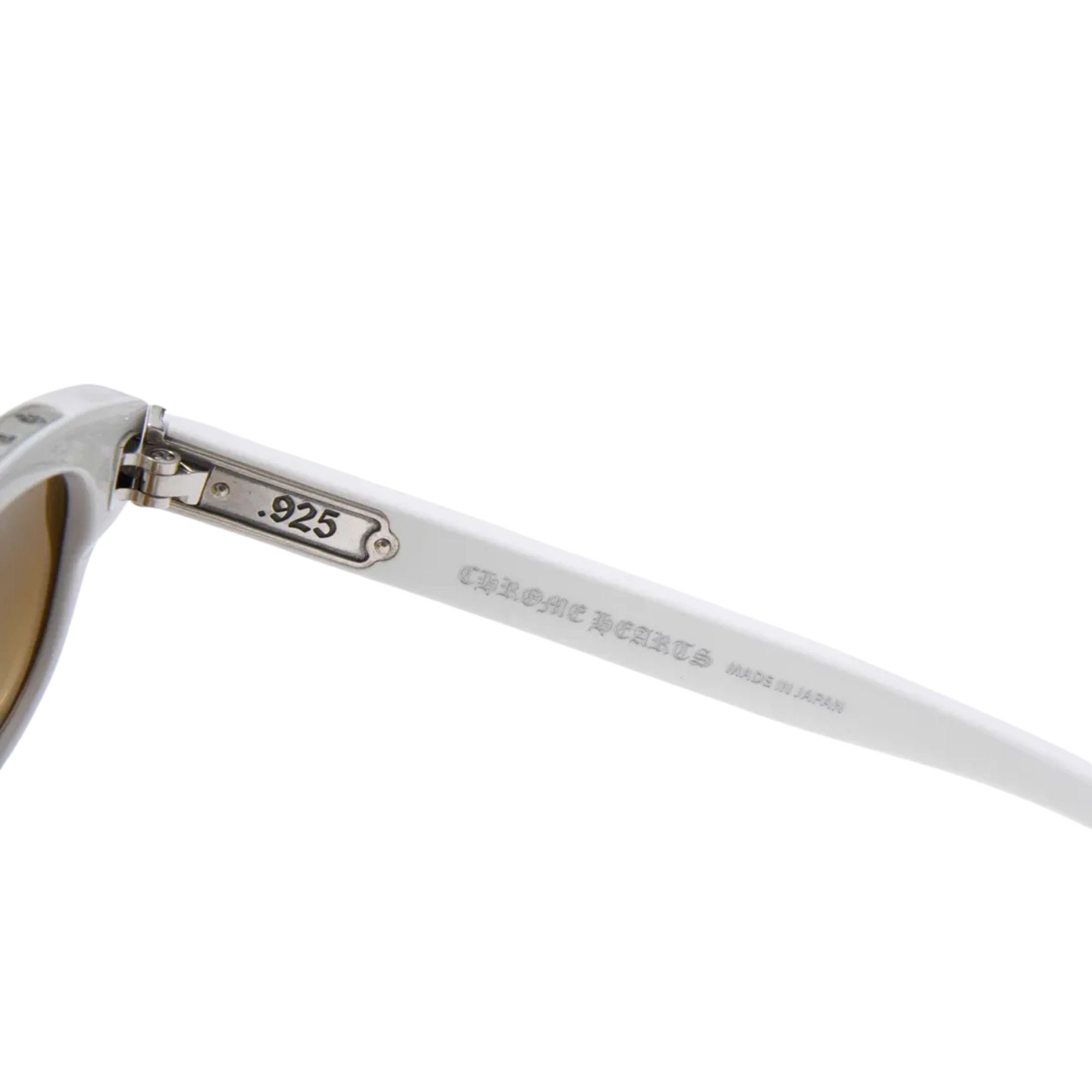 Chrome Hearts CHROME HEARTS LOWRIDER 52 WHITE SUNGLASSES Size ONE SIZE - 2 Thumbnail