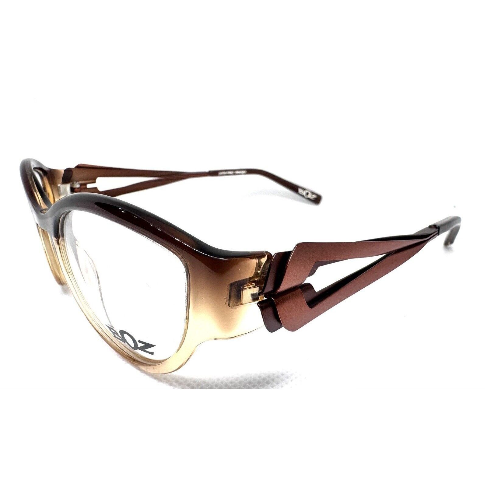 J.F. REY BOZ EYEGLASSES BY JF REY PIN UP 9394 BROWN 48.5 19.5 132 Size ONE SIZE - 7 Thumbnail