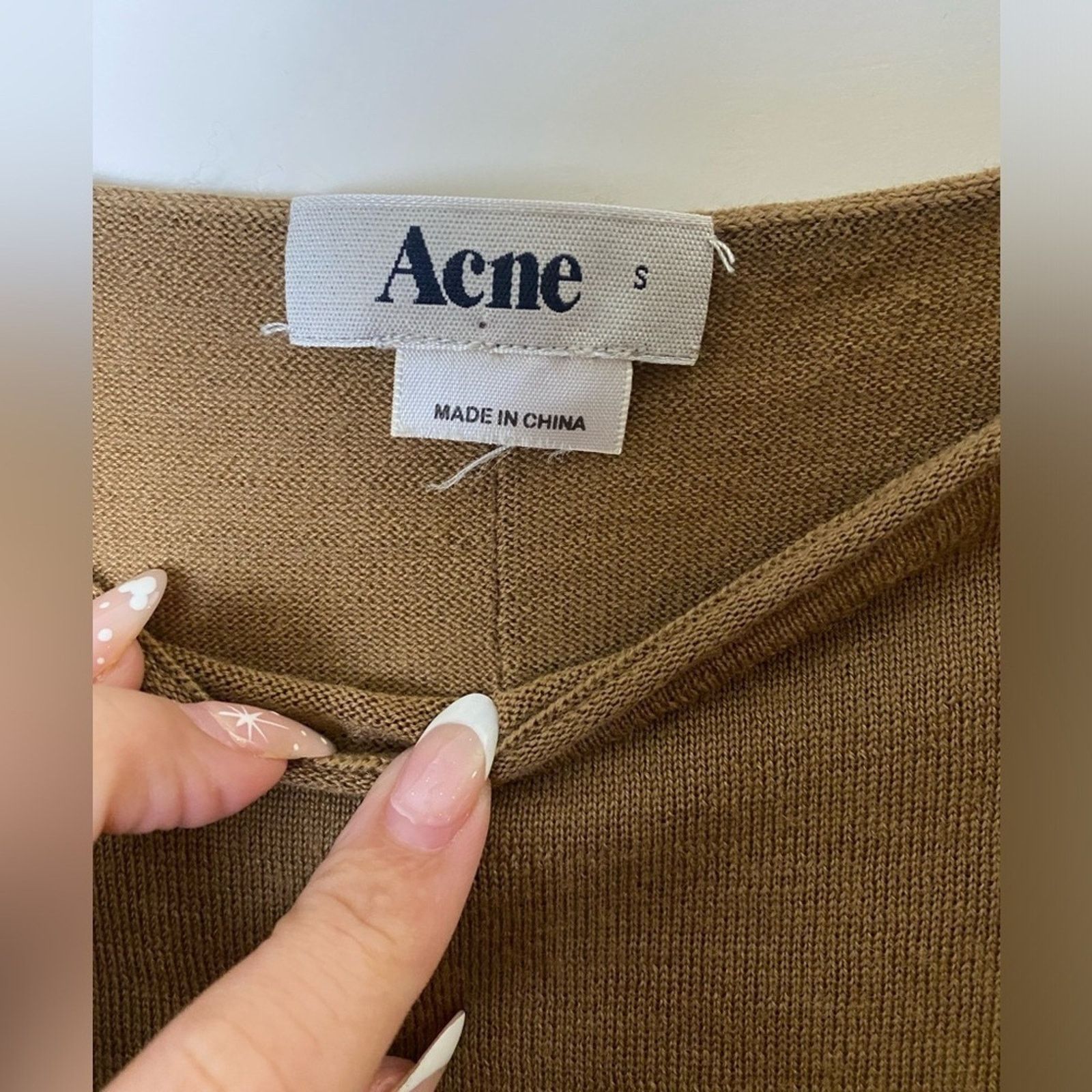 Acne Studios Acne Wool Brown Oversized Sweater Shirt S Size S / US 4 / IT 40 - 3 Thumbnail