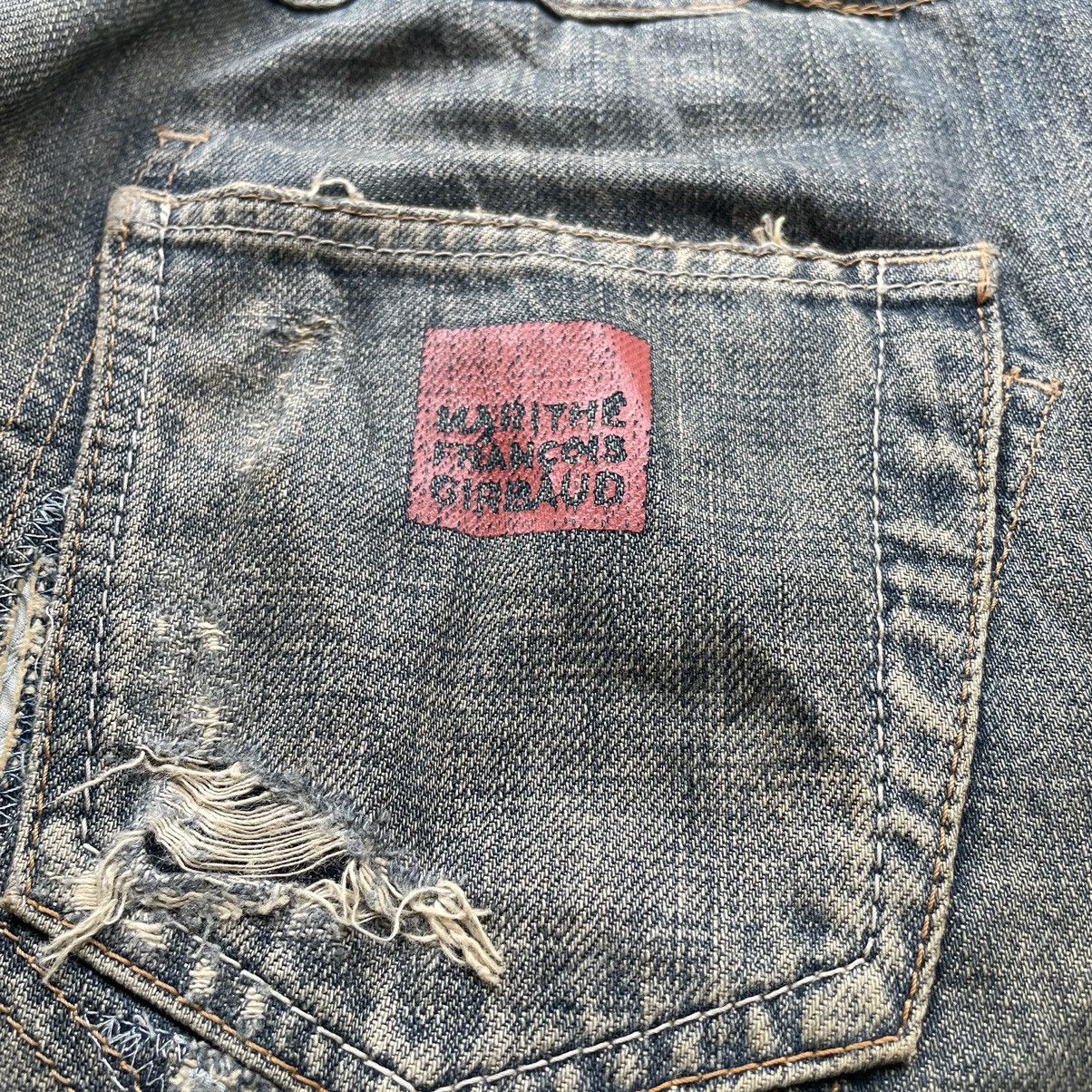 Marithe + Francois Girbaud Marithe Francois Girbaud Vkei Punk Distressed Straight Jeans Size US 32 / EU 48 - 19 Thumbnail