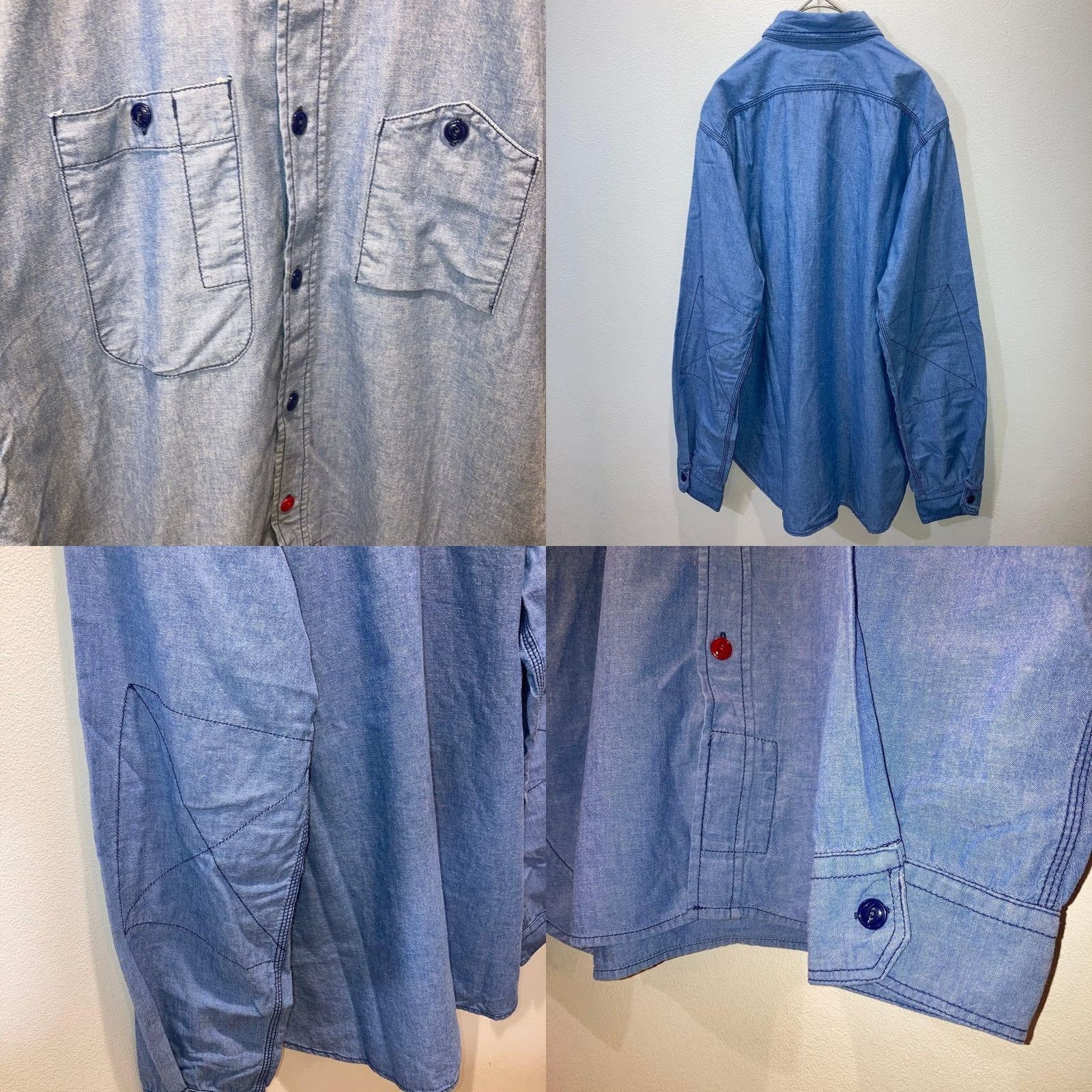 Engineered Garments Engineered Garments Button-Down Shirt Men COLOR BLUE Material Cotton SIZE L Used Size US L / EU 52-54 / 3 - 8 Thumbnail