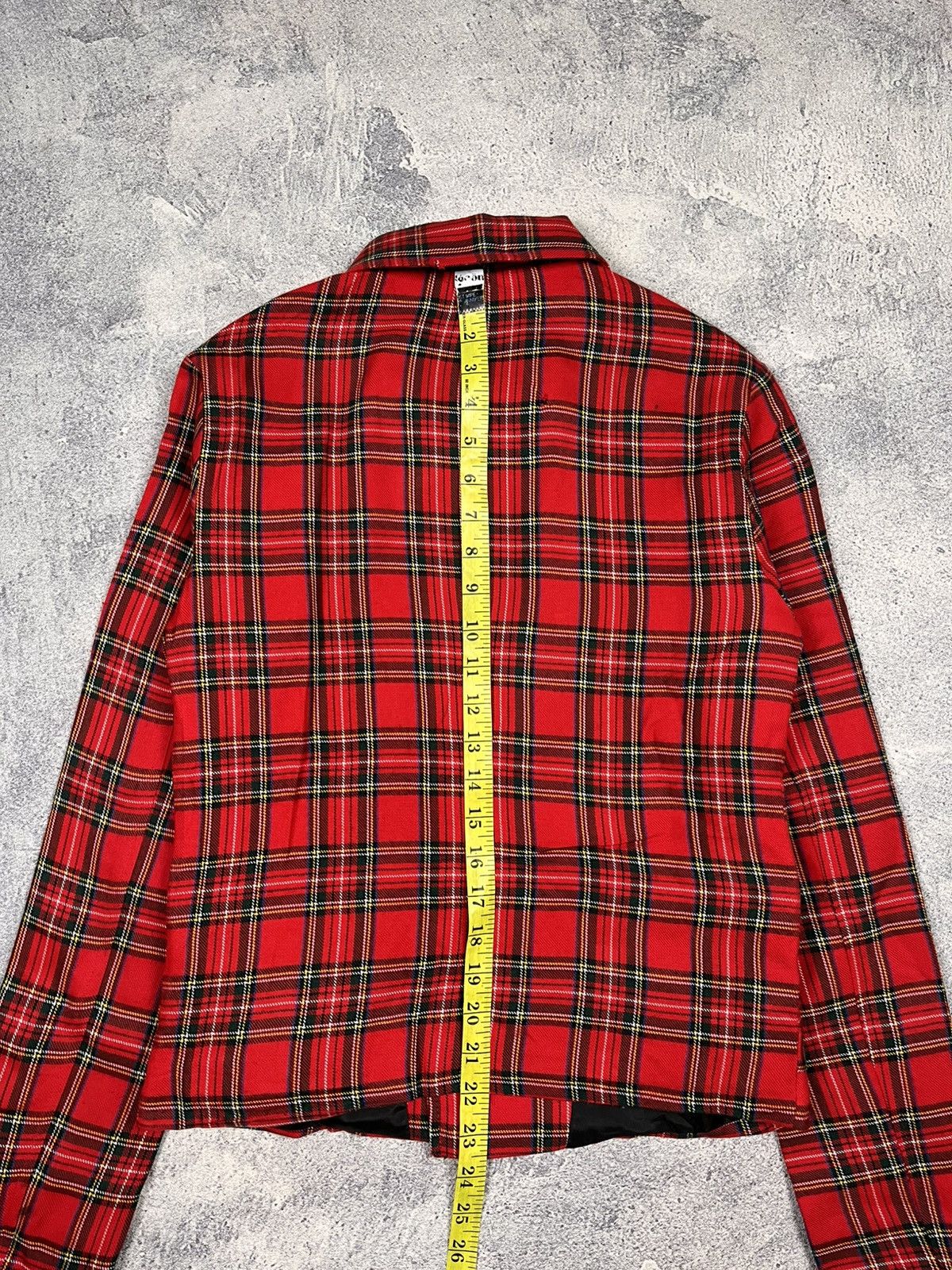 Kris Van Assche Ramones Style Kris Van Assche Bikers Jacket Tartan Size US S / EU 44-46 / 1 - 8 Thumbnail