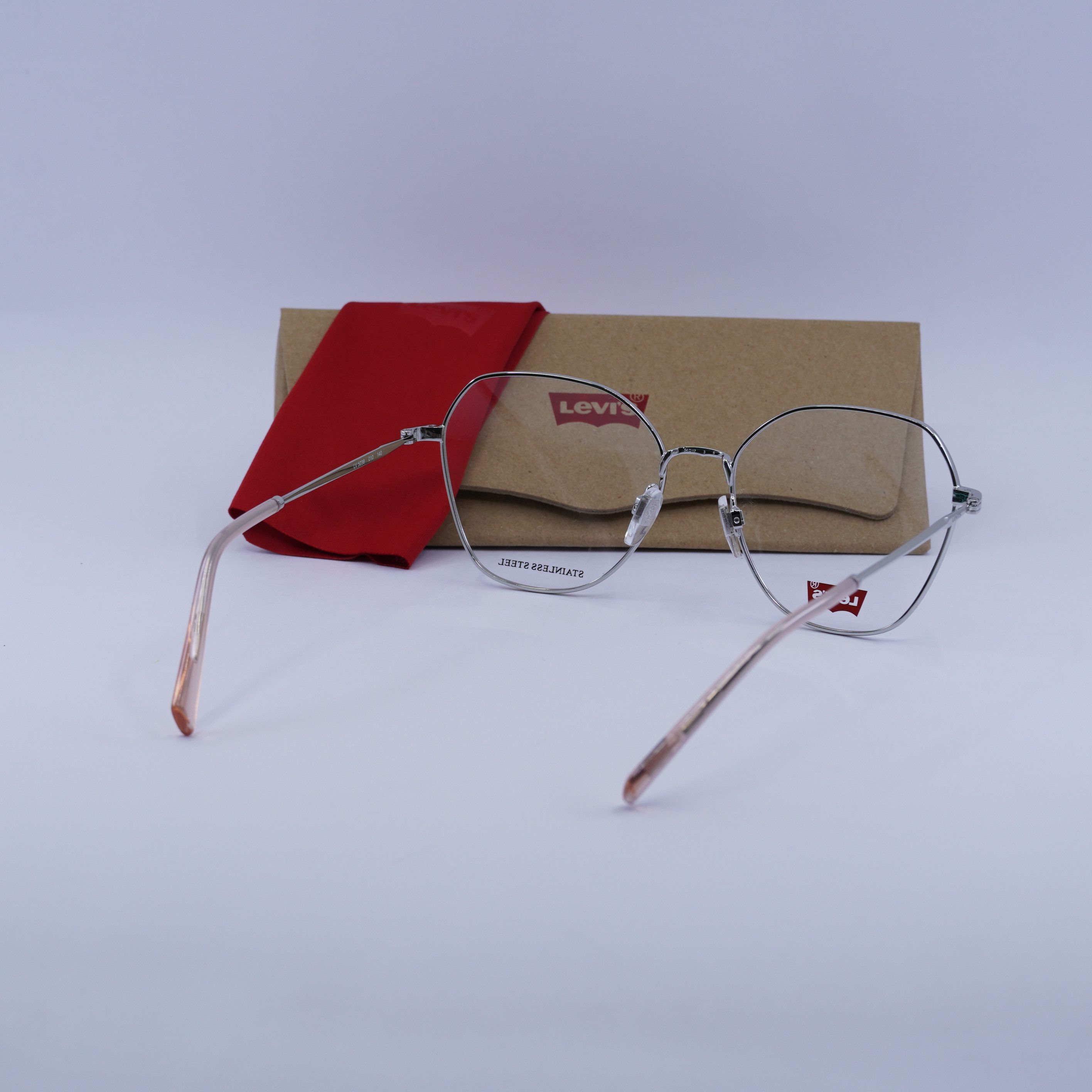 Levi's Levis LV5038 0010 00 Sunglasses Palladium 54mm Geometric Size ONE SIZE - 11 Thumbnail
