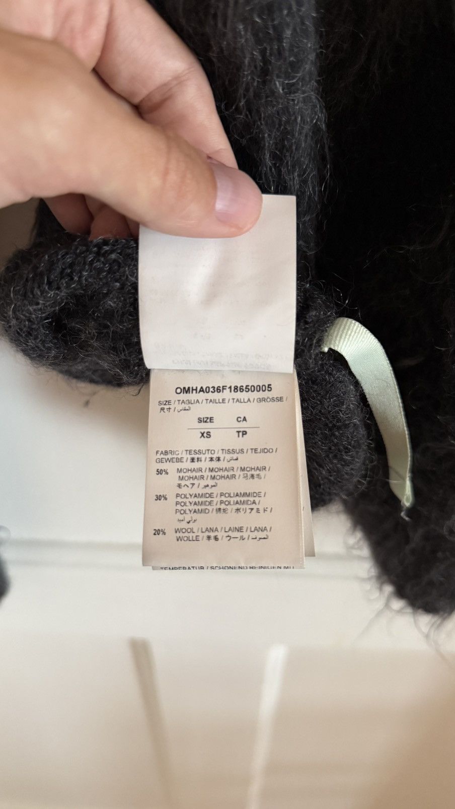 Off-White Off-White Mohair Knit Sweater Size US XS / EU 42 / 0 - 4 Thumbnail