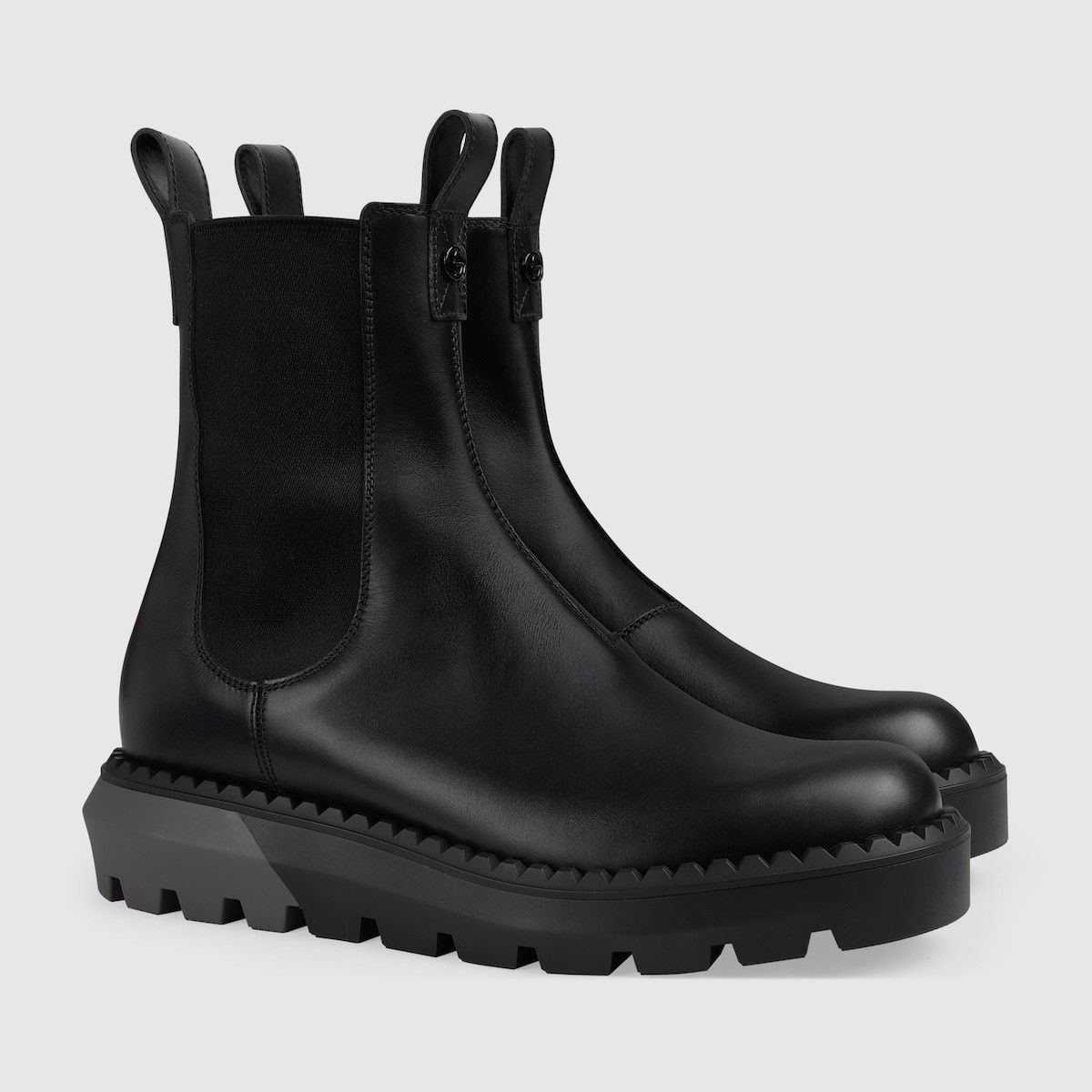 Gucci o1s1wg110325 Ankle Boots in Black Size US 7.5 / EU 40-41 - 2 Thumbnail