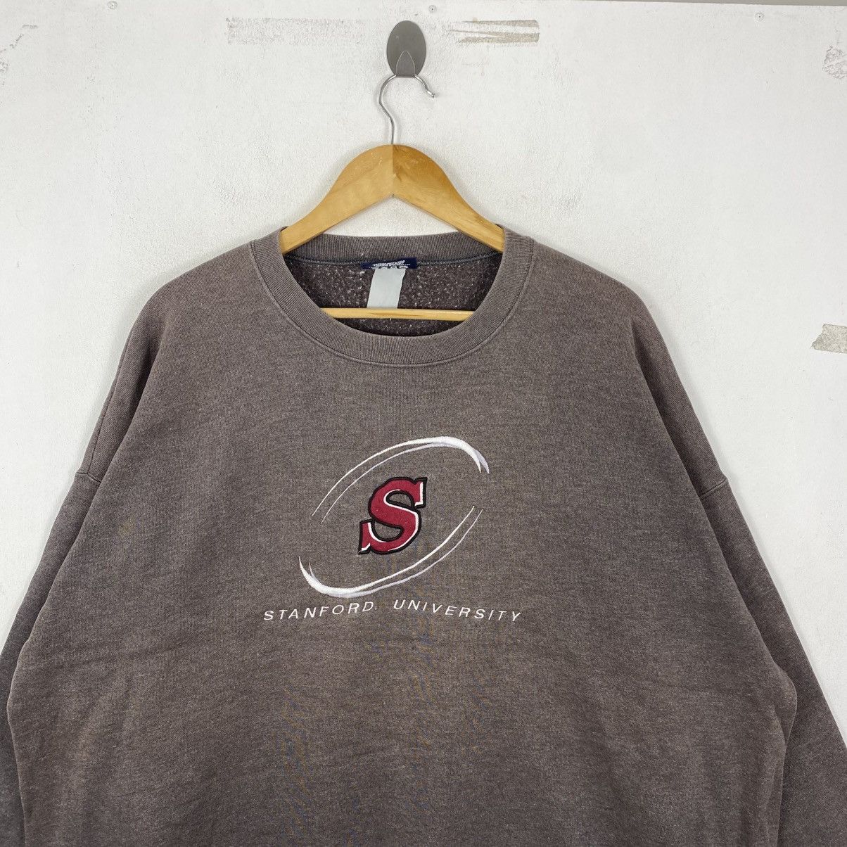 Vintage VTG 90s JanSport Stanford University Sweatshirt XXL Boxy Size US XXL / EU 58 / 5 - 3 Thumbnail