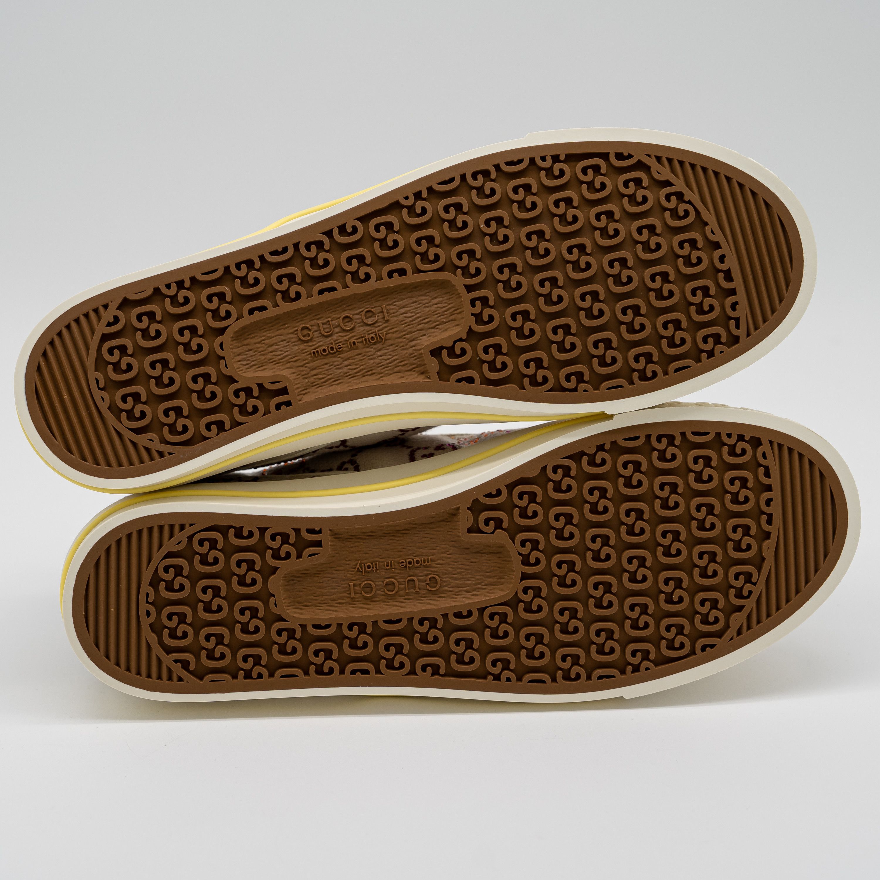 Gucci 40G 10 us Gucci Canvas Crystal GG 1977 Tennis Sneakers Beige Size US 10 / IT 40 - 6 Thumbnail
