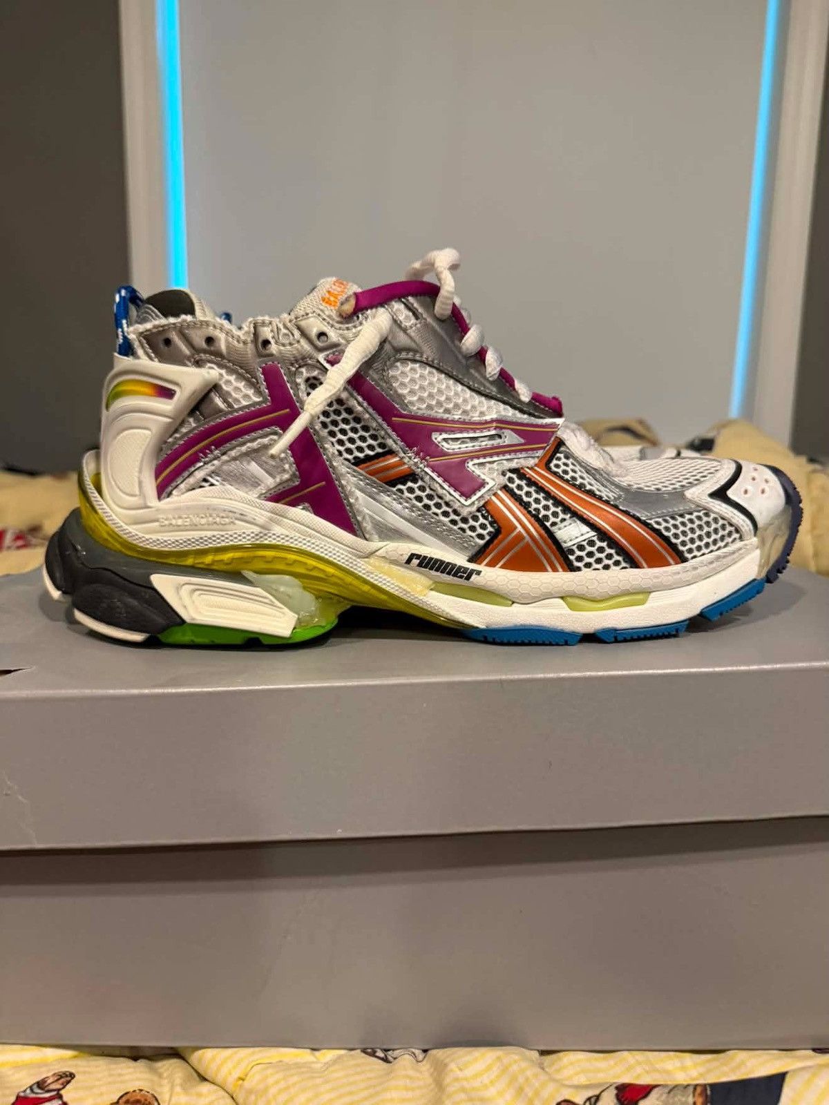 Balenciaga Balenciaga Multi Color Runner Size US 9 / EU 42 - 1 Thumbnail
