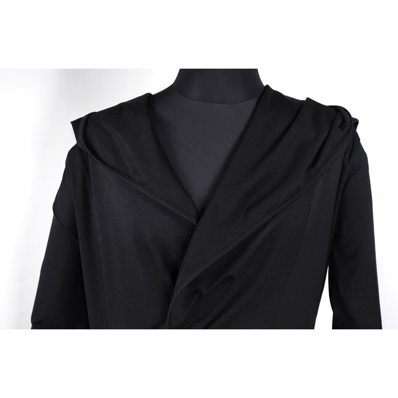 Vintage Ivan Grundahl Copenhagen Stretch Wrap Hoodies Jacket M Women Black Size M Size M / US 6-8 / IT 42-44 - 4 Thumbnail