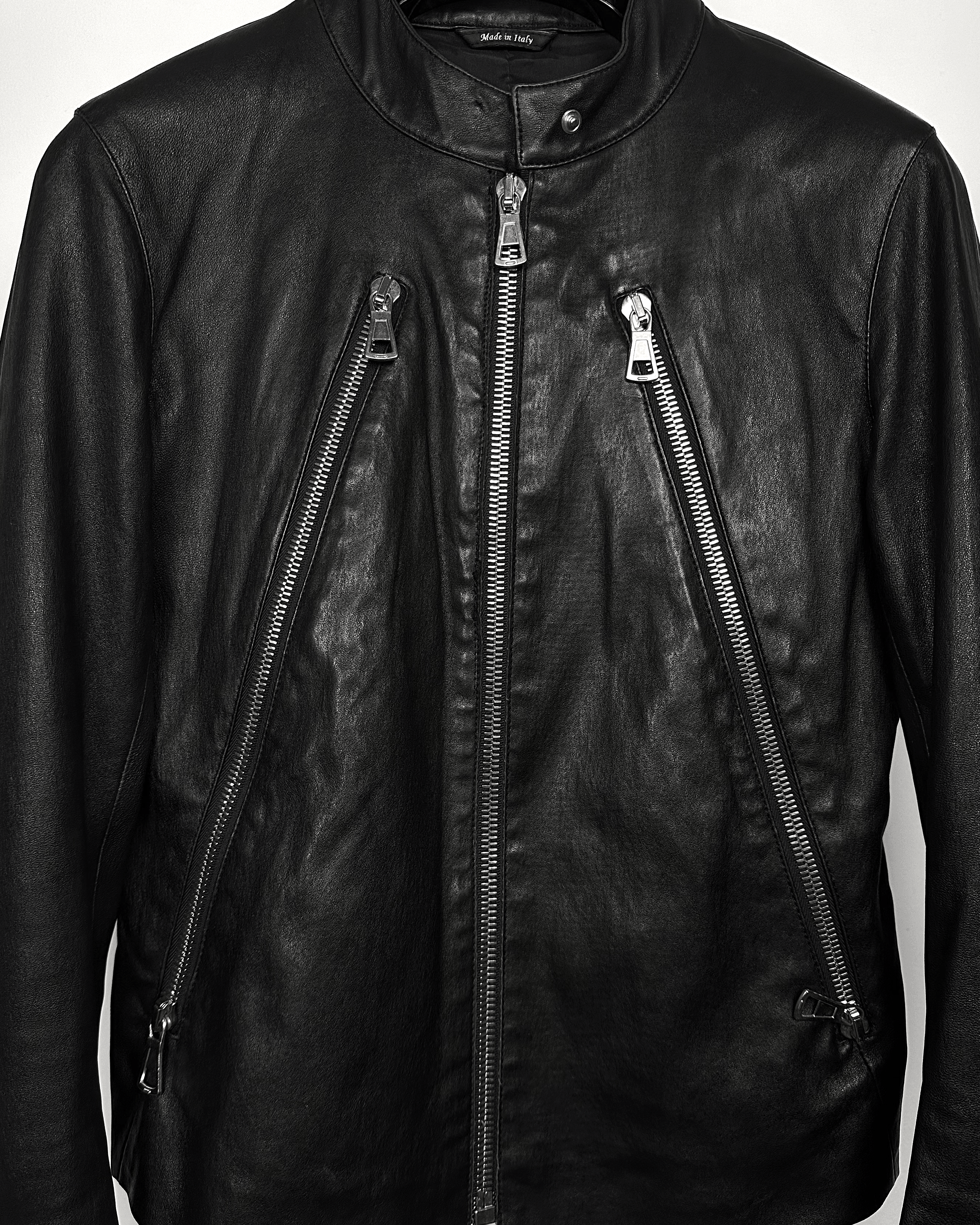 Maison Margiela Maison Margiela 5 Zip Leather Jacket Size US S / EU 44-46 / 1 - 4 Thumbnail