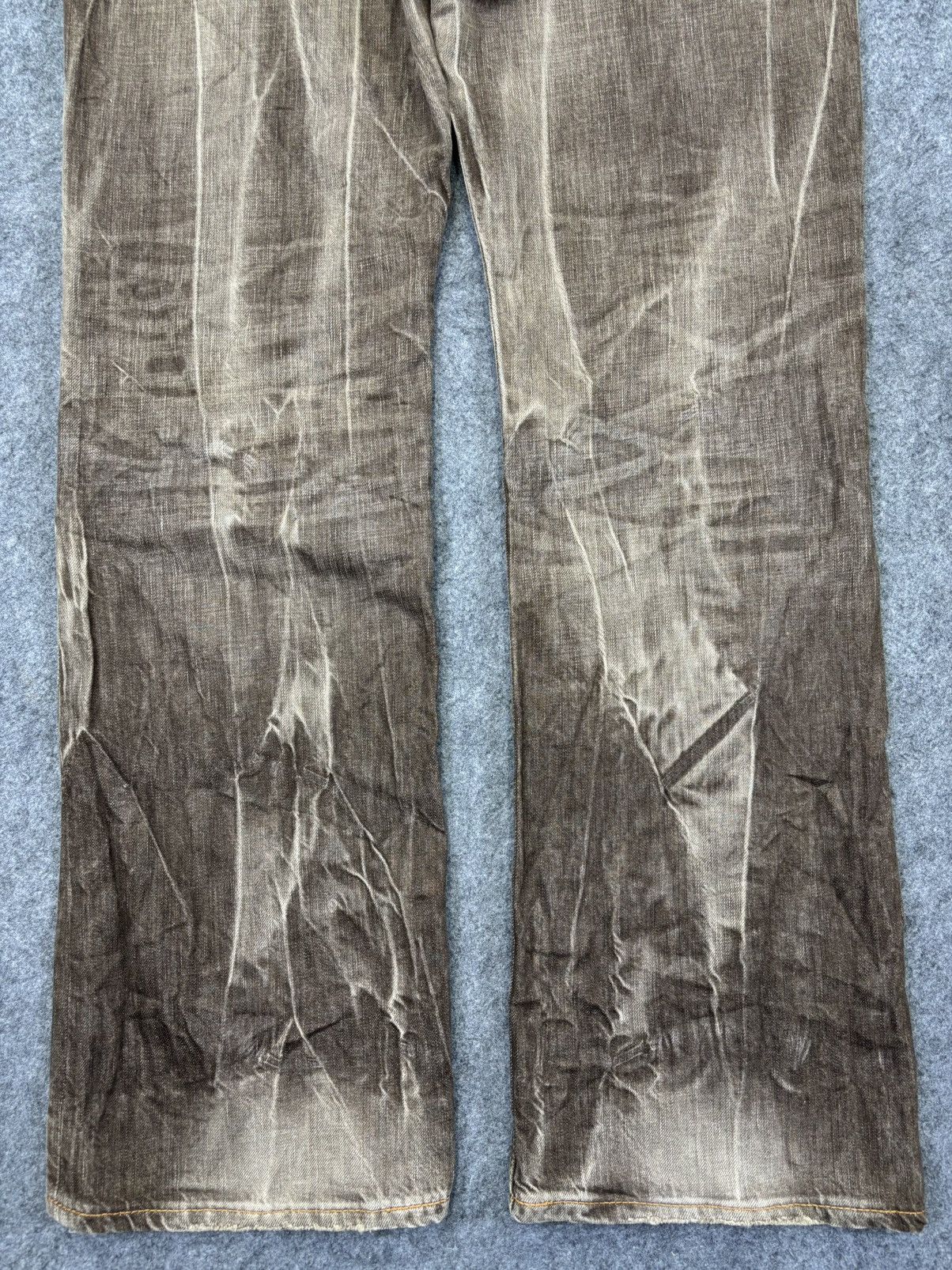 Edwin 💥Raw Fades💥Flare Edwin 503 Explosion Style Fades Denim K25 Size US 34 / EU 50 - 8 Thumbnail